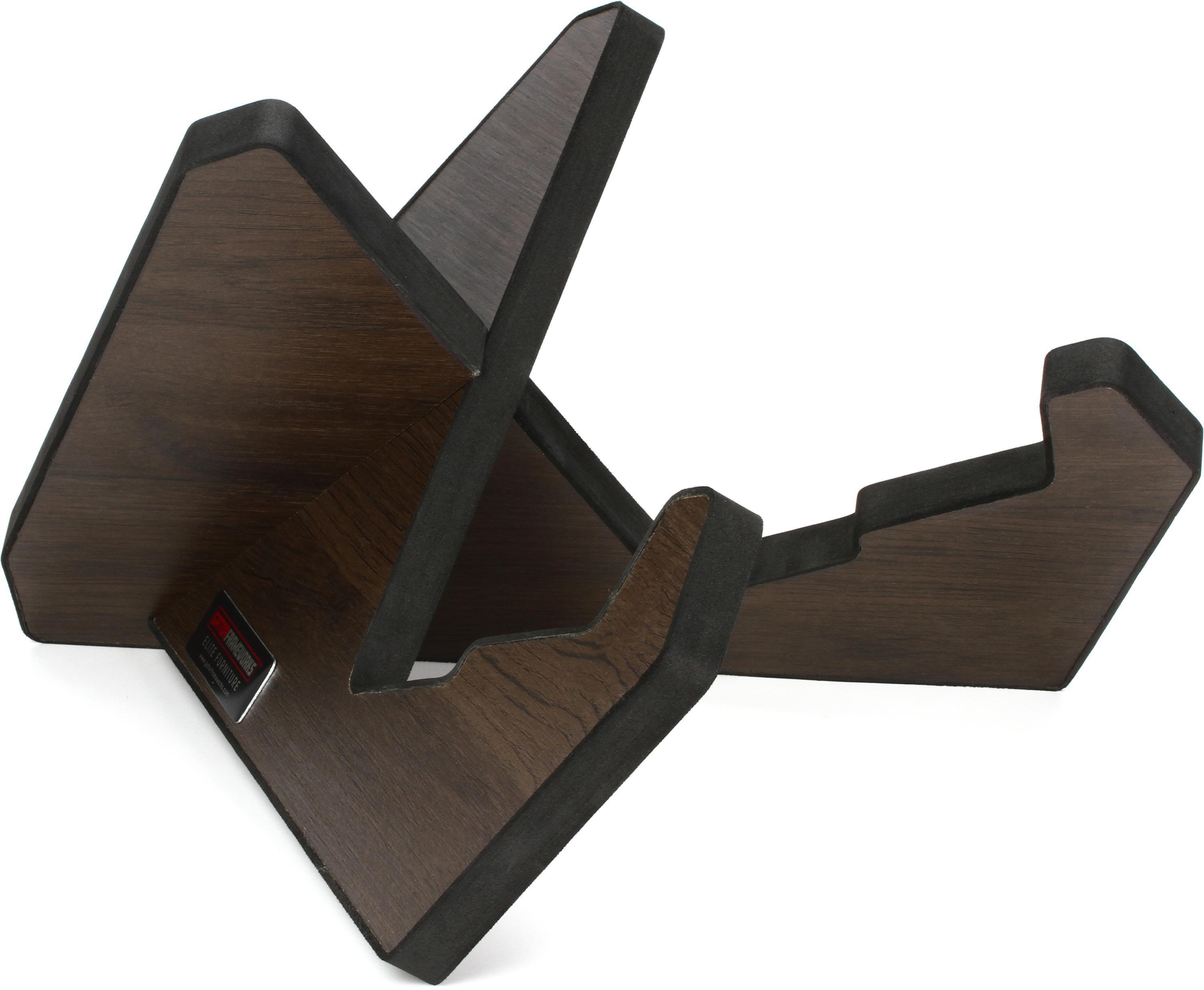 Photo of Gator Frameworks Elite X-style Guitar Stand - Dark Walnut Brown