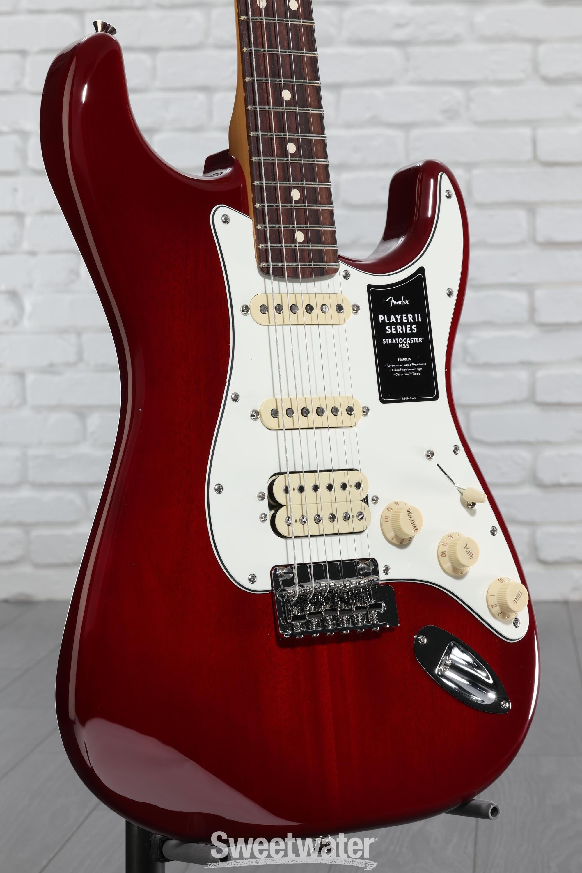 Fender Player II Stratocaster HSS Electric Guitar - Transparent