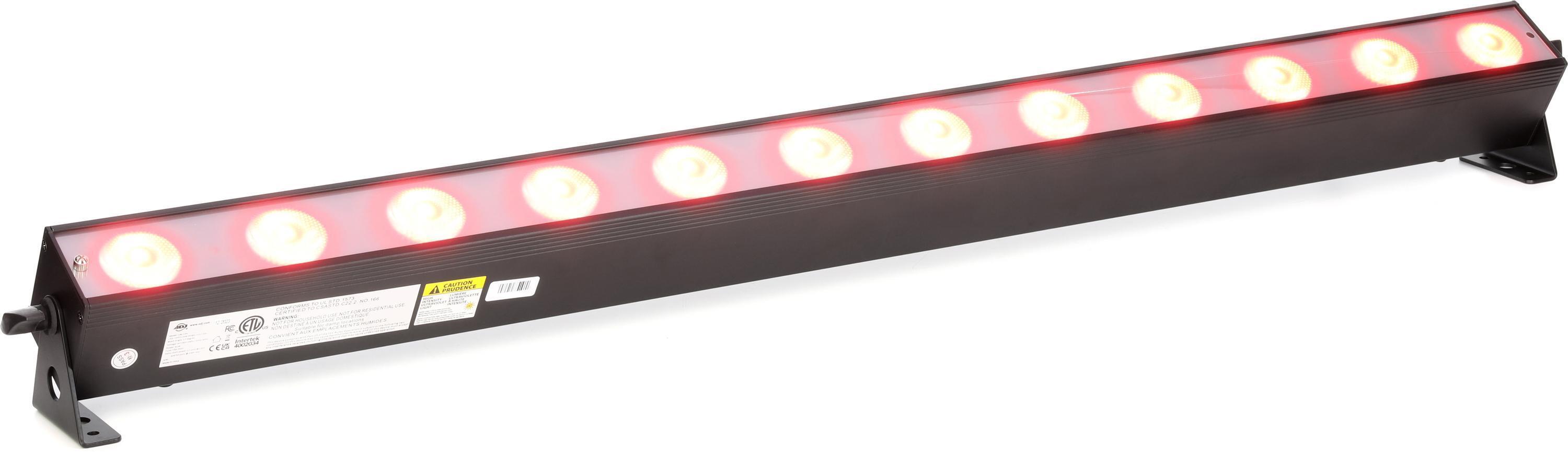 ADJ UBL12H 240-watt RGBAL+UV HEX LED Light Bar Wash | Sweetwater