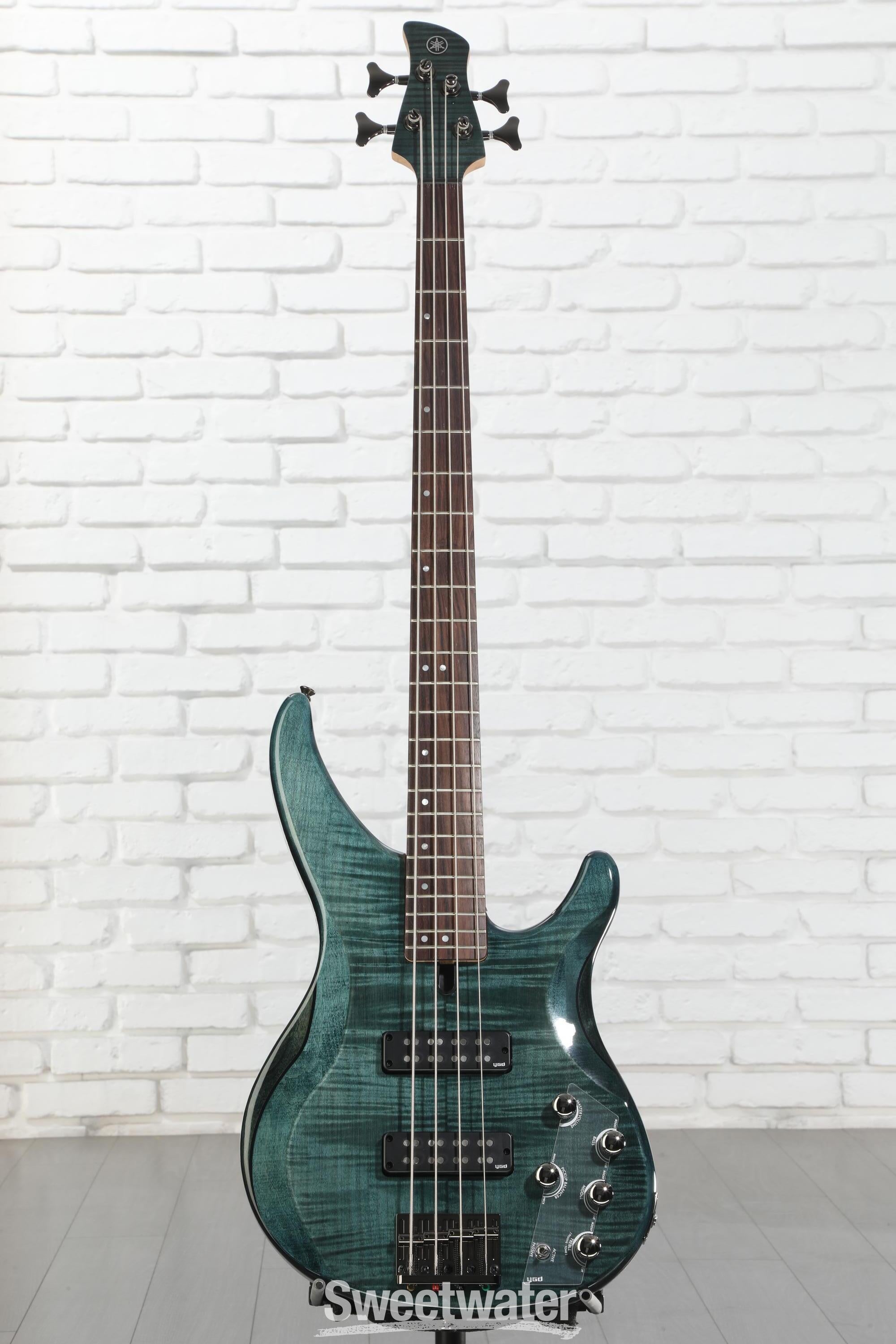 Yamaha TRBX604FM 4-string Bass Guitar - Indigo Blue | Sweetwater
