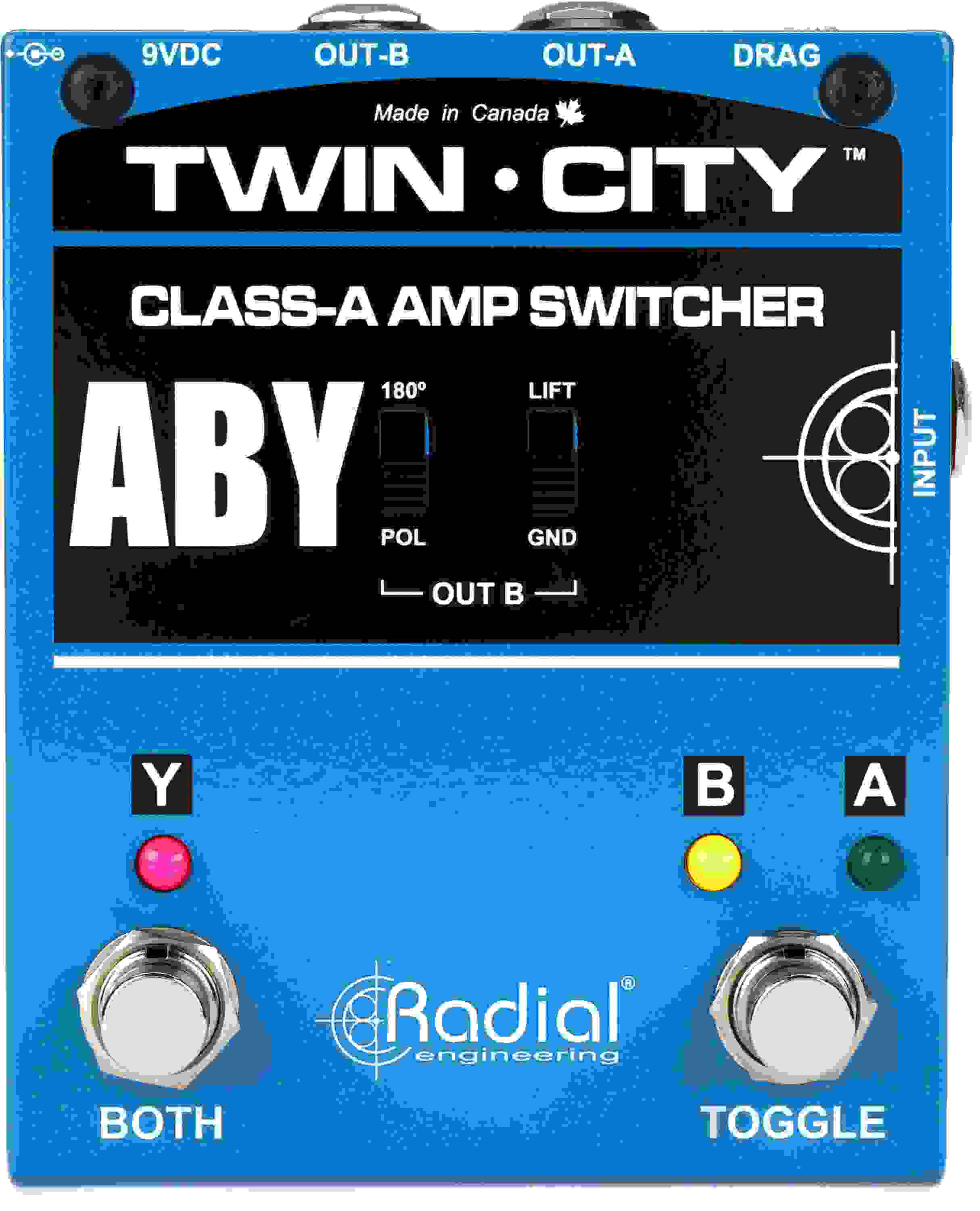 Radial Twin-City ABY Amp Switcher Pedal