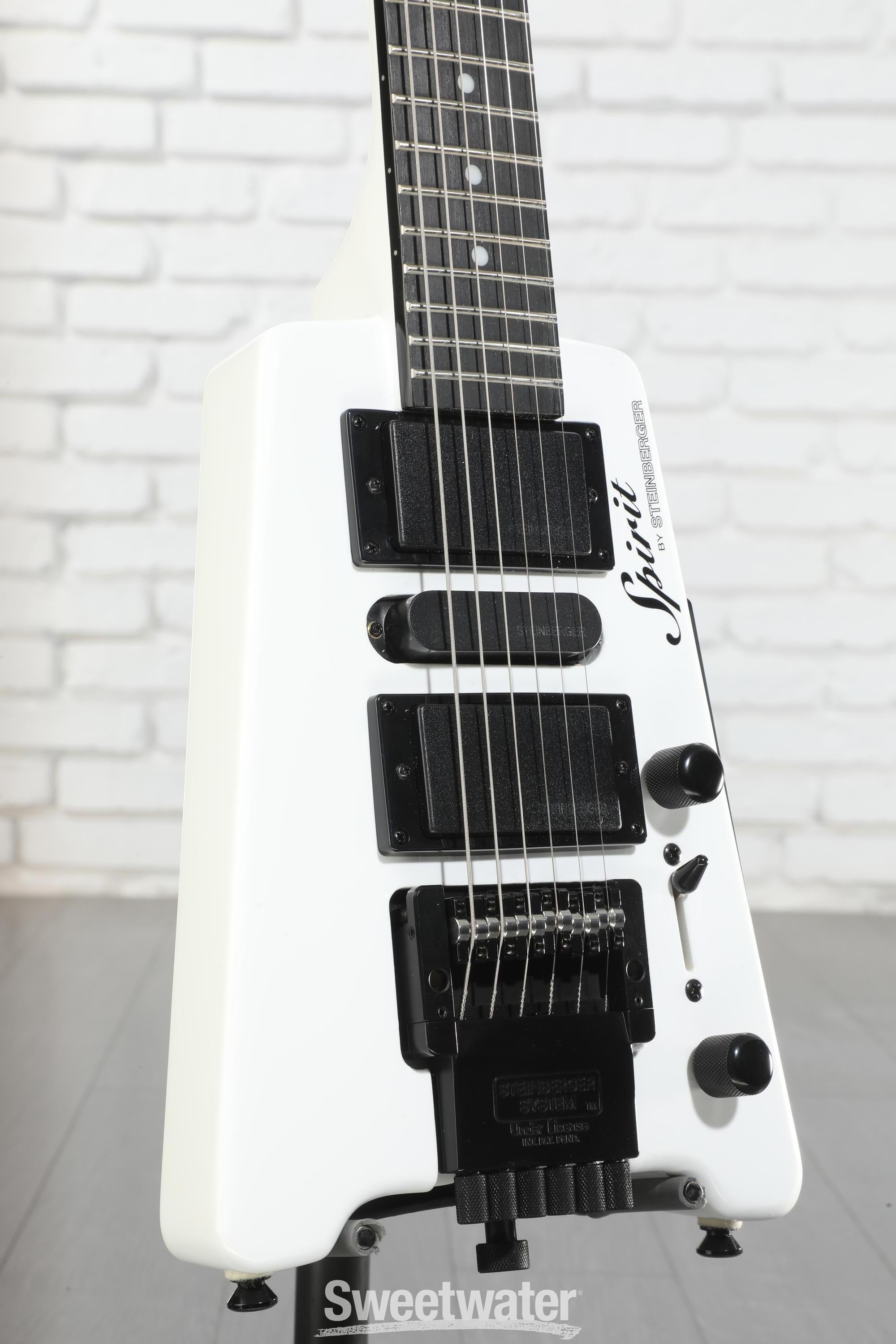 ギター Steinberger Spirit GT-PRO mod STEINBERGER Spirit GT-PRO Deluxe White Headless Electric