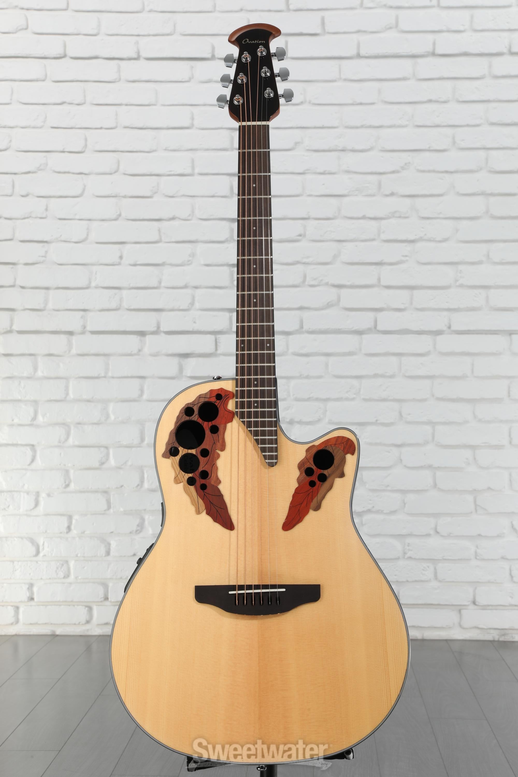 Ovation Celebrity Elite CE44 AB アダマスベージュ Ovation CE44 Celebrity Series Elite Mid-Depth Acoustic