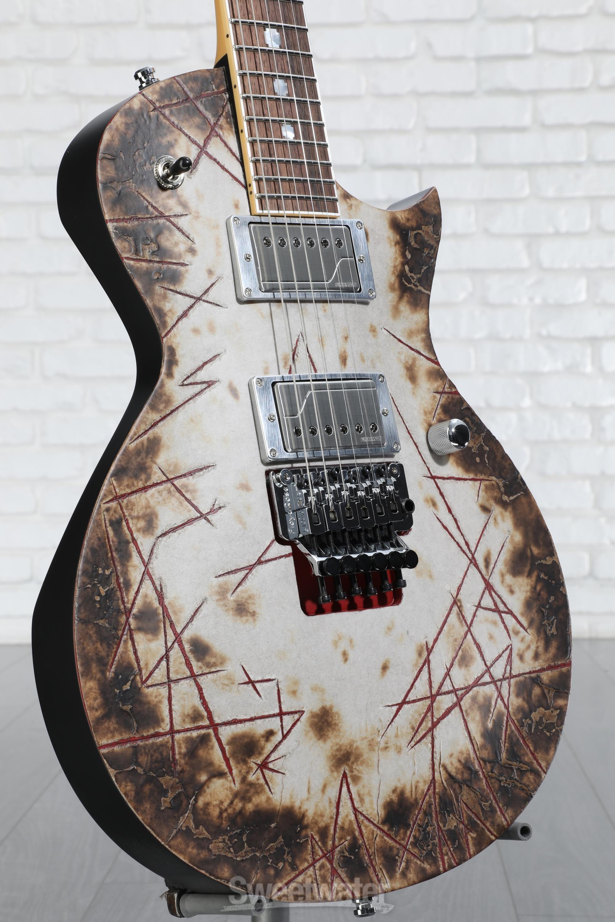 ESP RZK-II Burnt Richard Z Kruspe Signature Electric Guitar