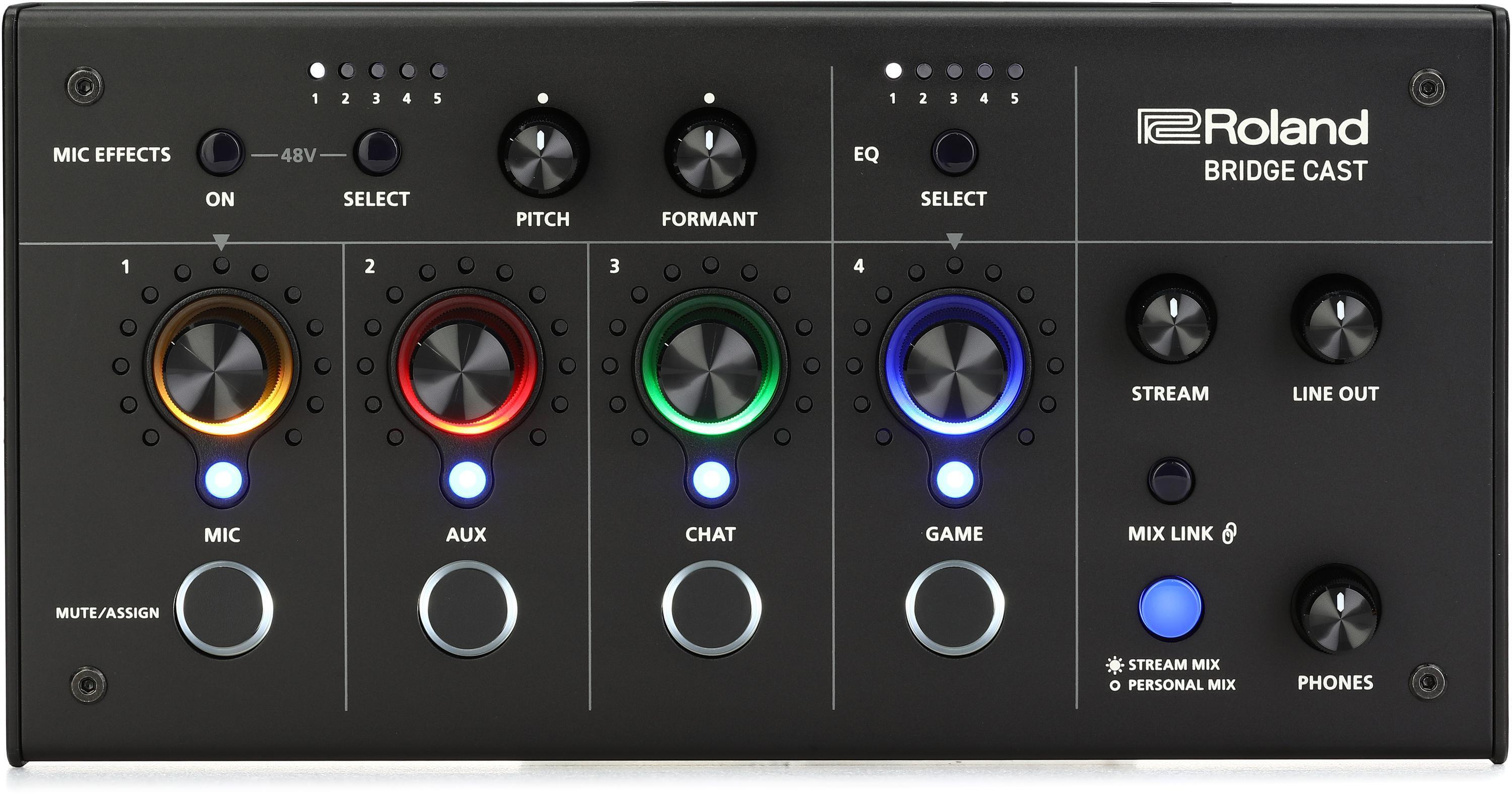 Roland Bridge Cast Dual-bus Gaming Audio Mixer