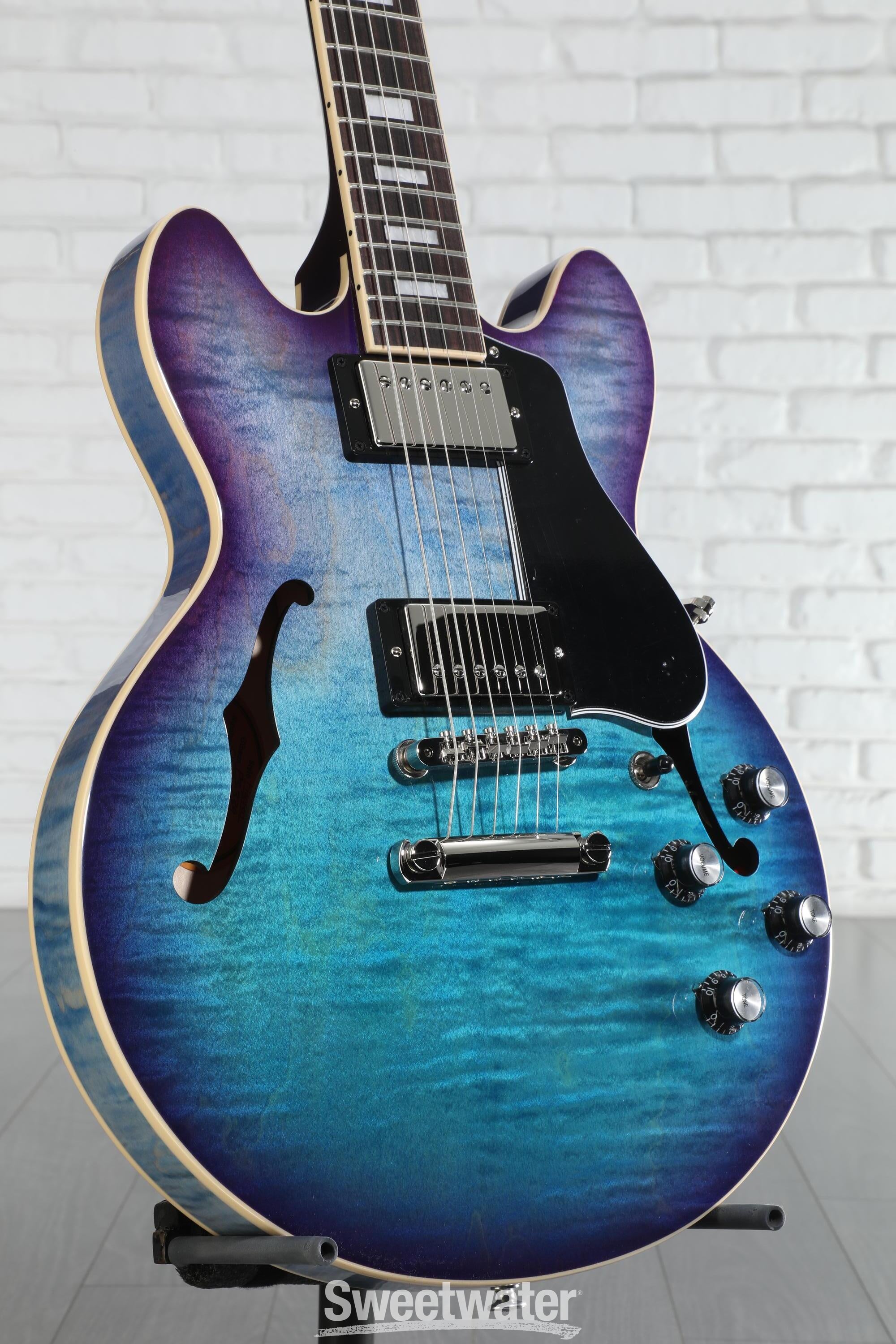 Gibson ES-339 Figured Electric Guitar - Blueberry Burst | Sweetwater