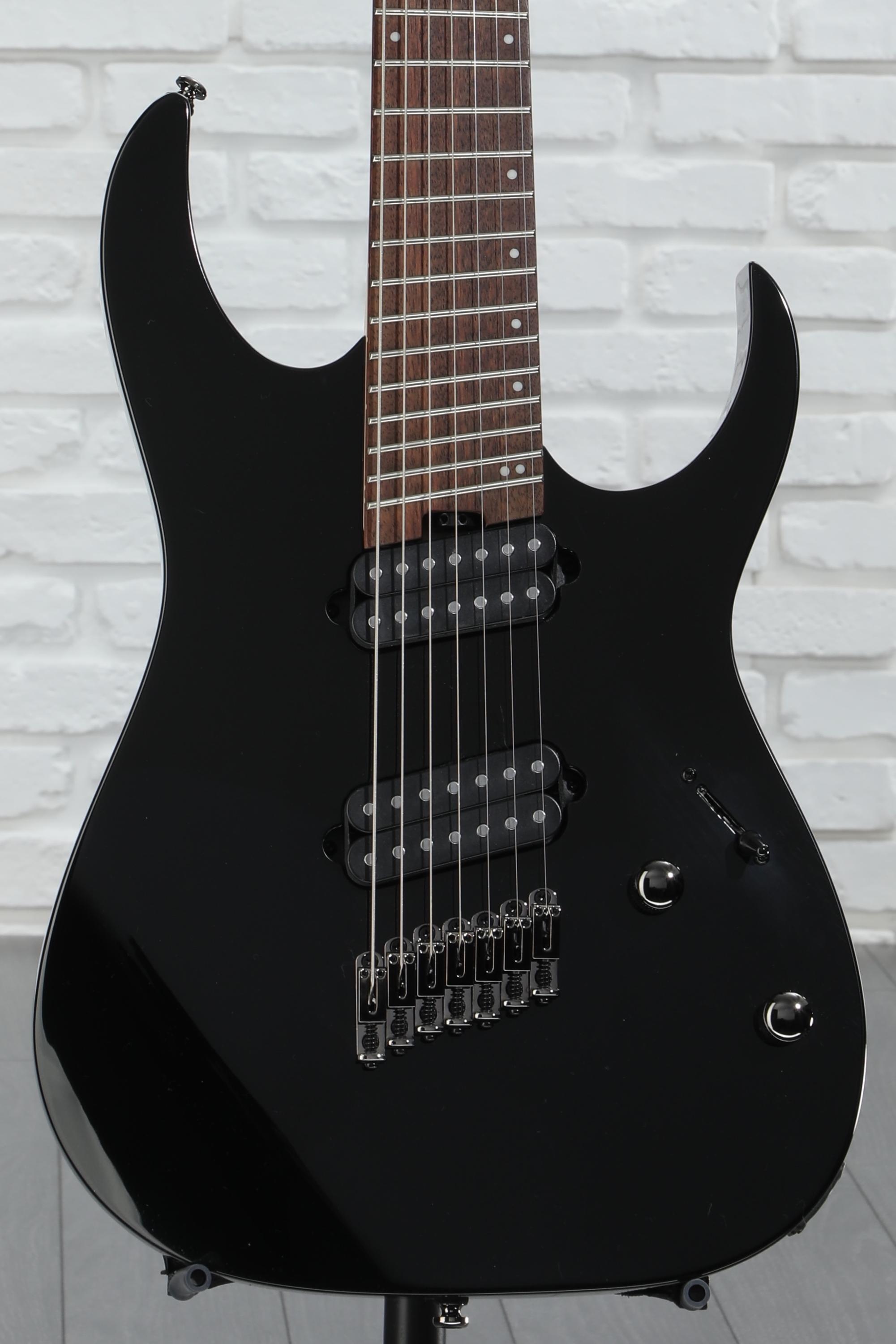 ギター IBANEZ RGMS7 PB Ibanez RGMS7 7-string Electric Guitar - Black | Sweetwater