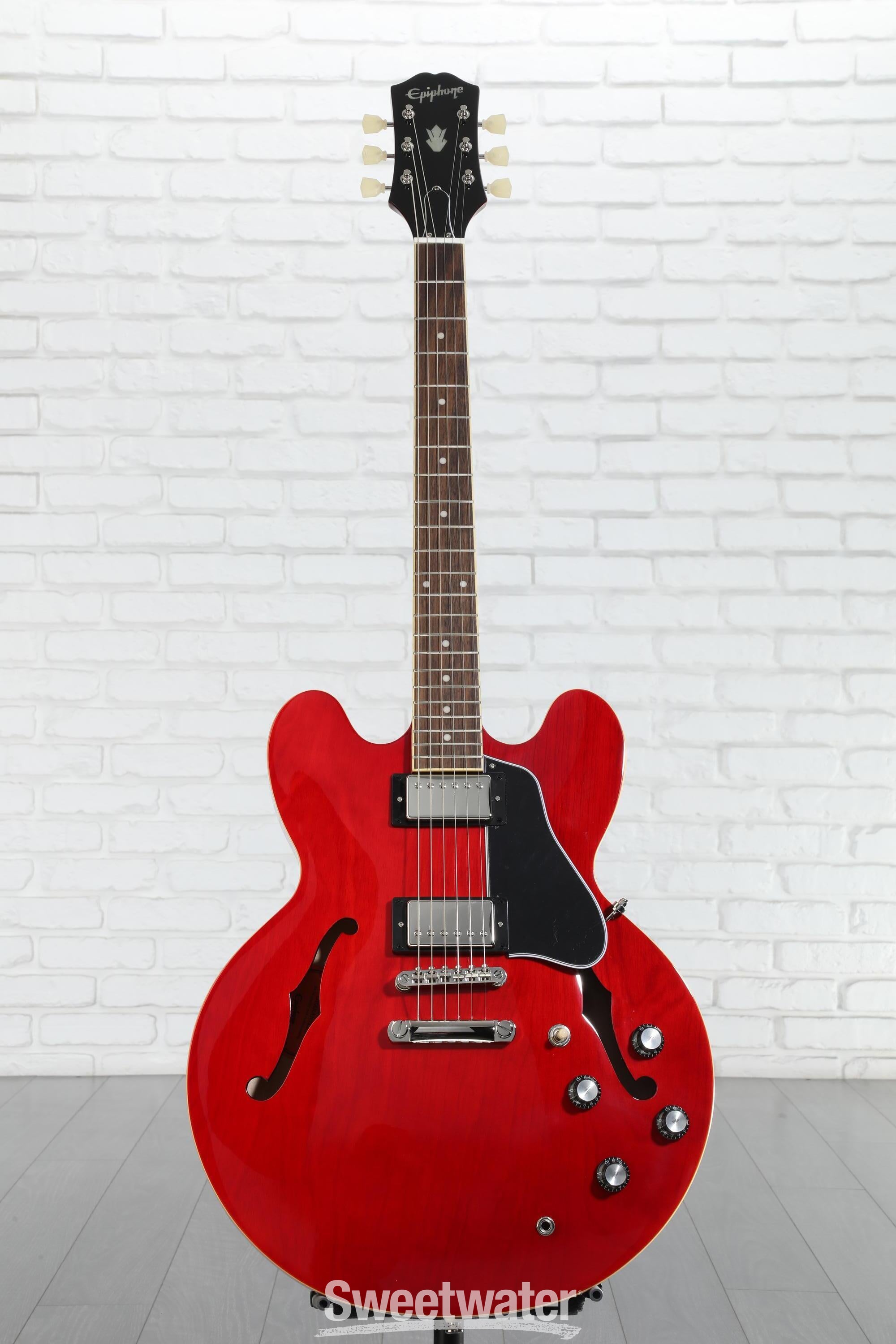 Epiphone ES-335 Semi-hollowbody Electric Guitar - Cherry | Sweetwater