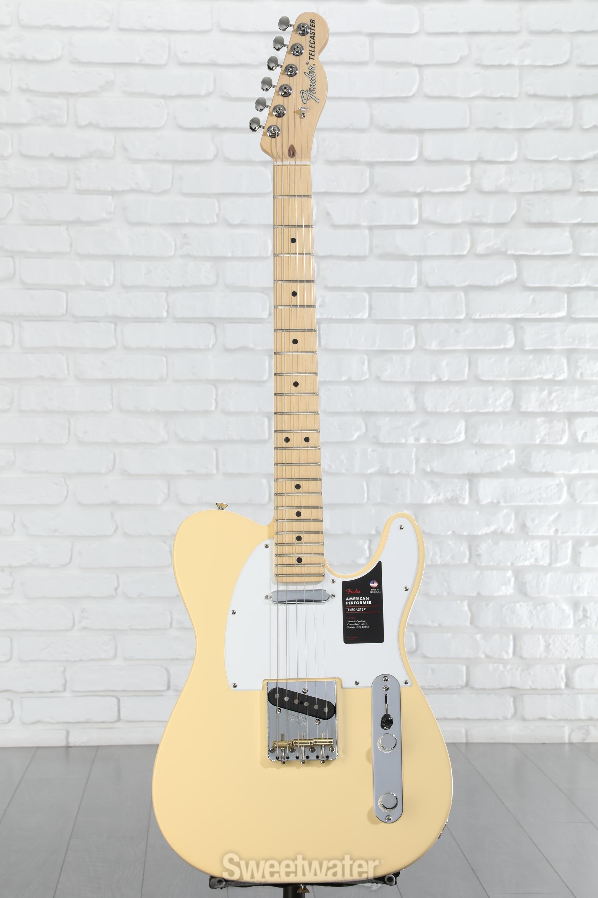 手数料安い Fender American Performer Telecaster - Vintage White with ギター