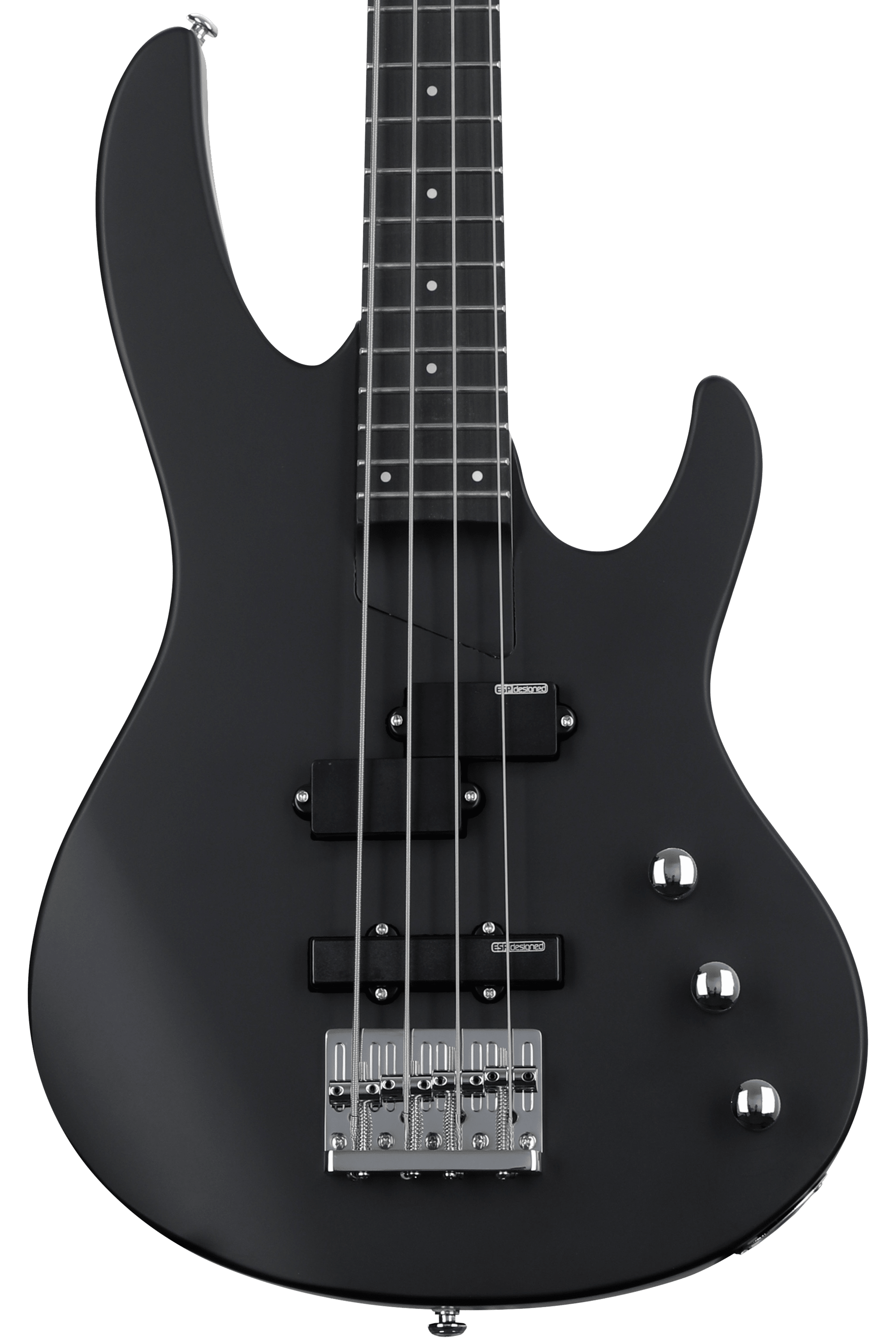 ESP LTD B-10 Bass Guitar - Black Satin | Sweetwater