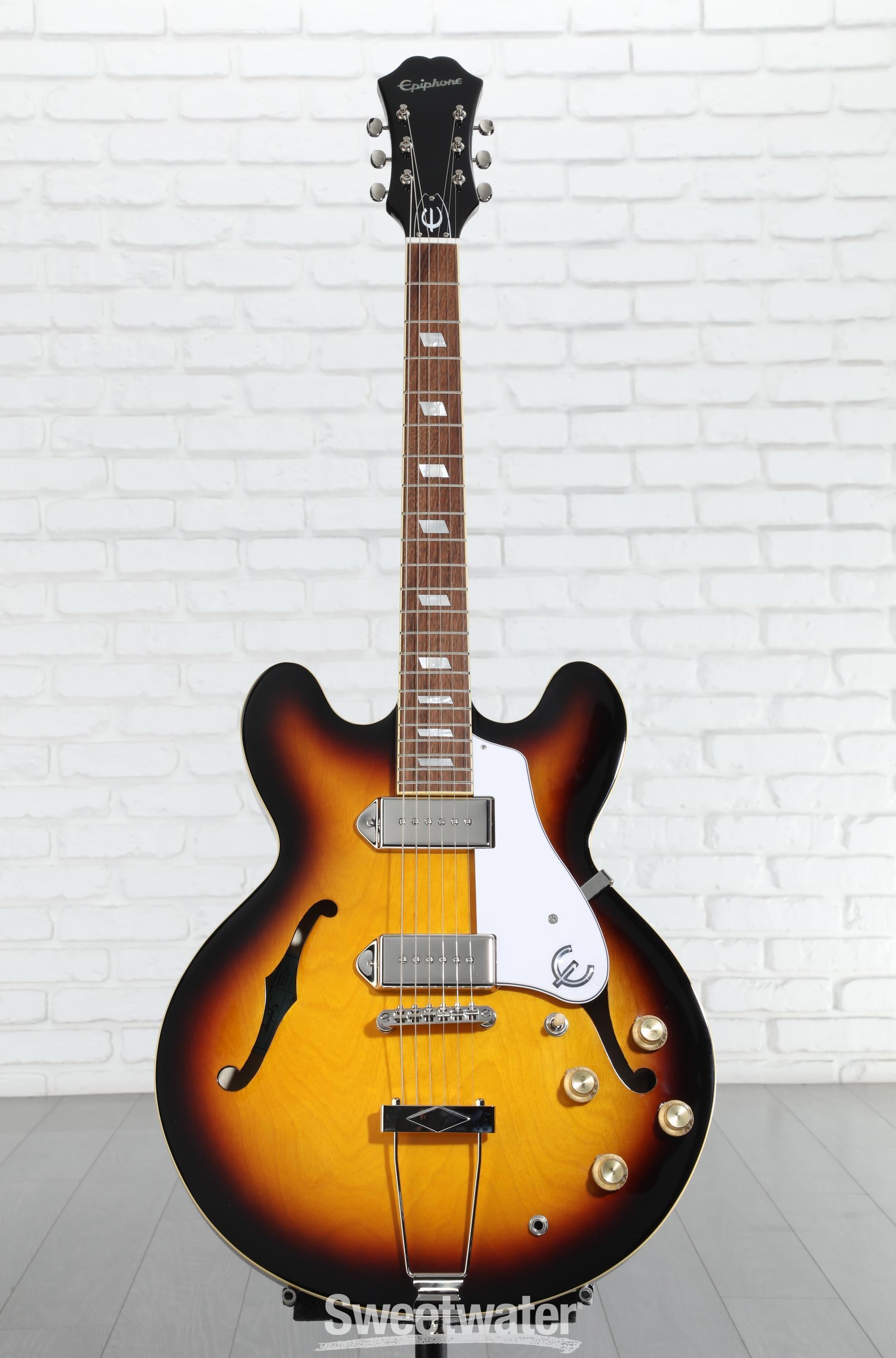 ギター Epiphone Casino Vintage Sunburst Epiphone Casino Vintage Sunburst With Deluxe Gig Bag