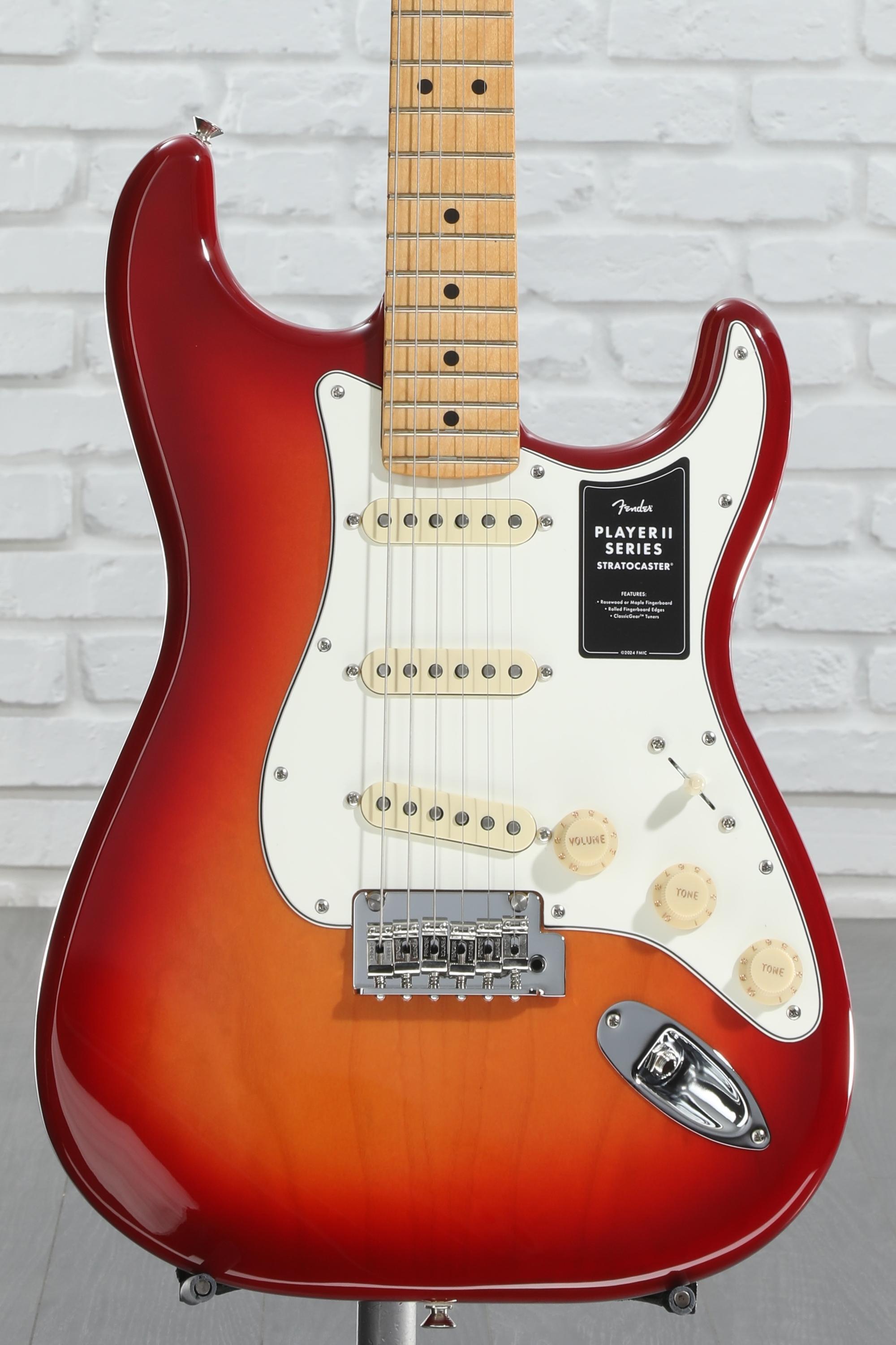Fender Player II Stratocaster Electric Guitar - Aged Cherry