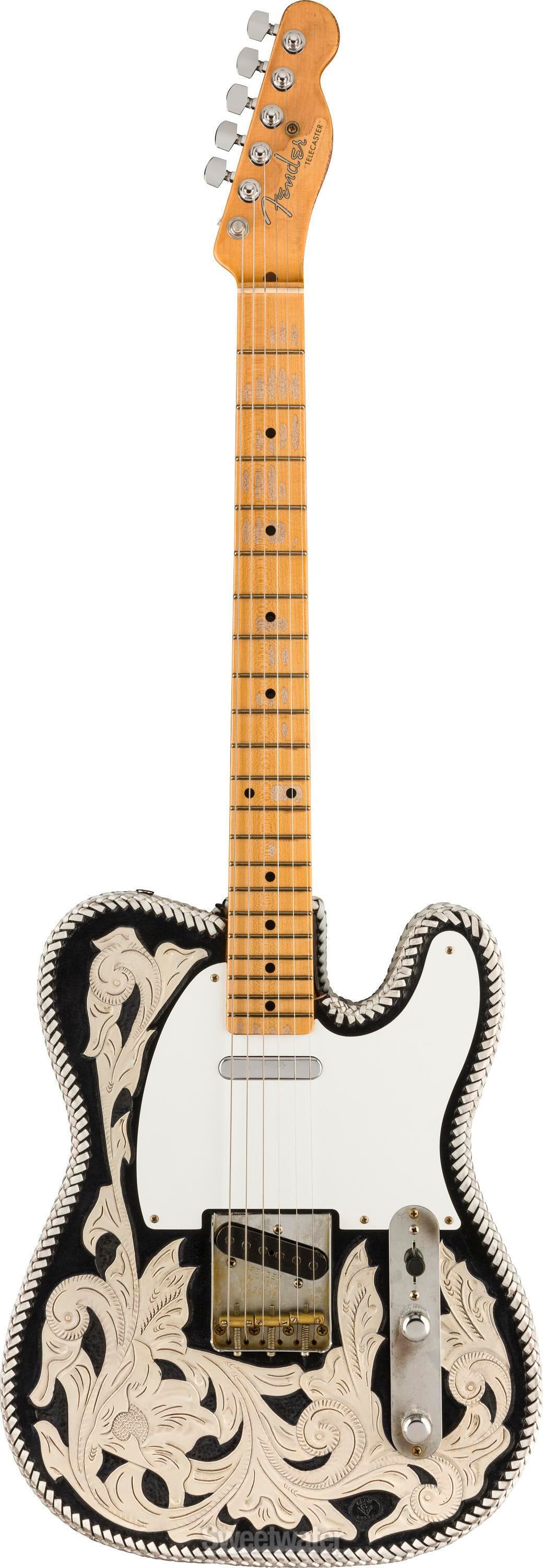 Custom-made waylon Style Leather Guitar Strap 