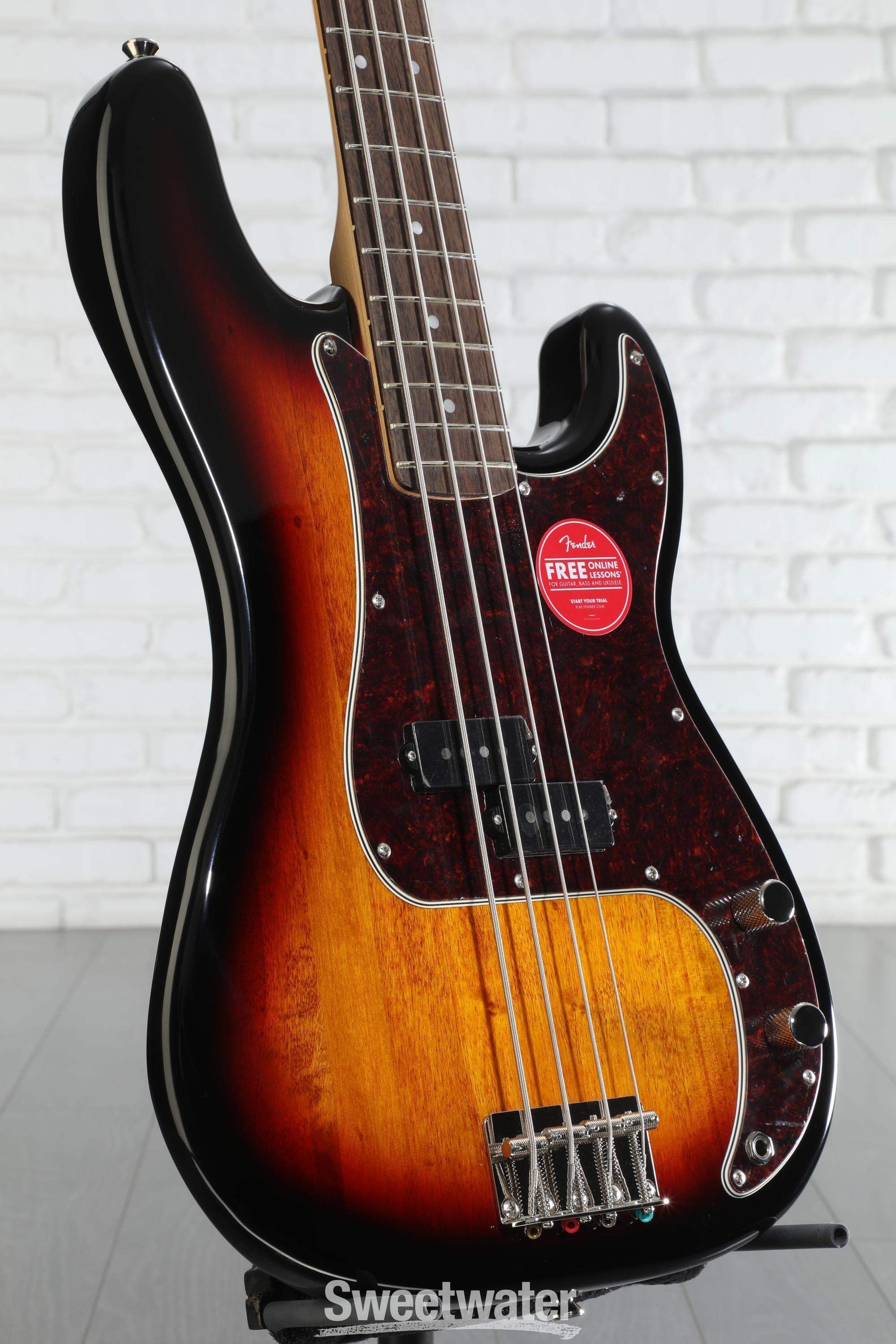 ベース Squier Classic Vibe 60's Precision Bass Fawley Music - Squier Classic Vibe '60s Precision Bass 3-Color