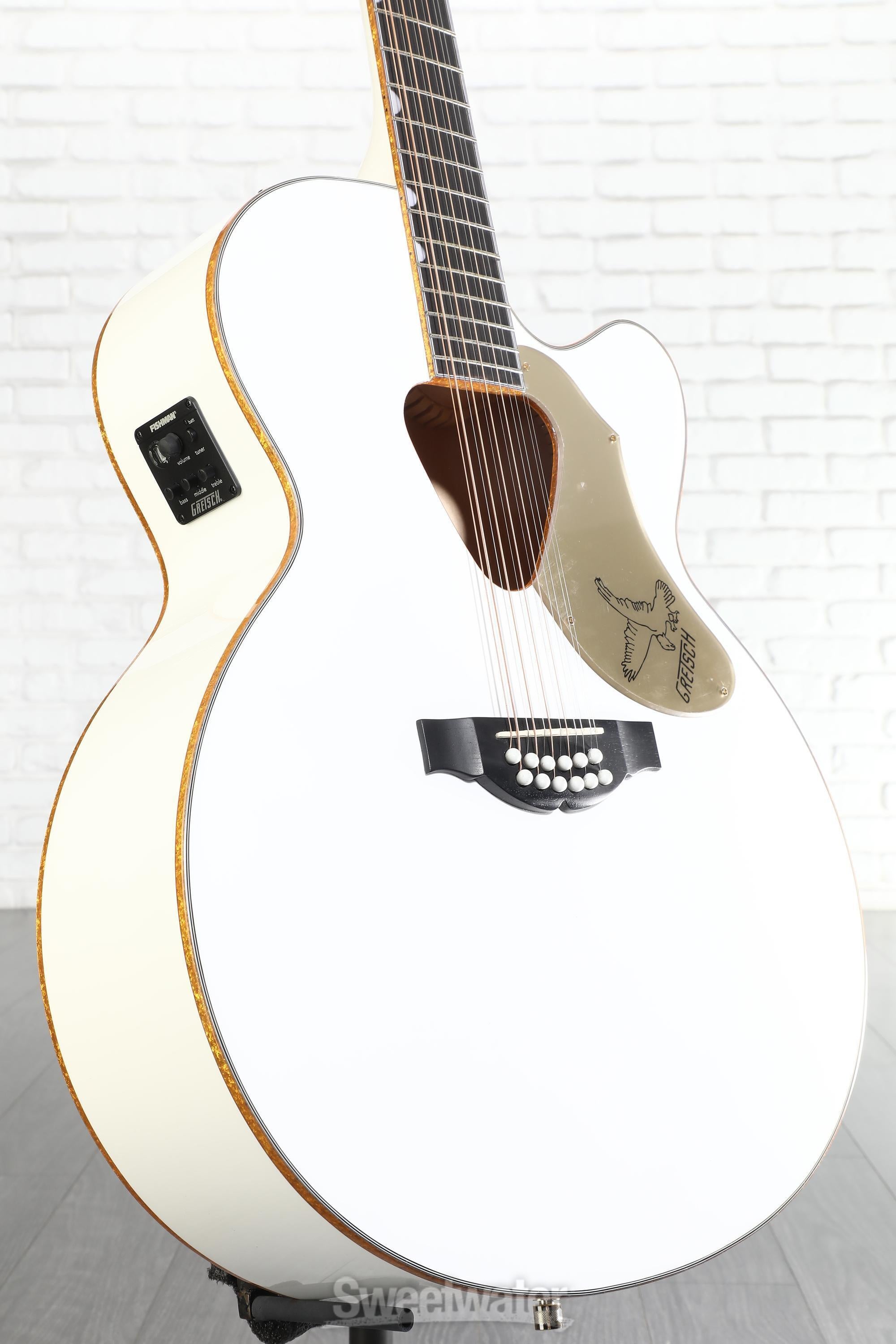 Gretsch G5022CWFE-12 Rancher Falcon Jumbo - White | Sweetwater