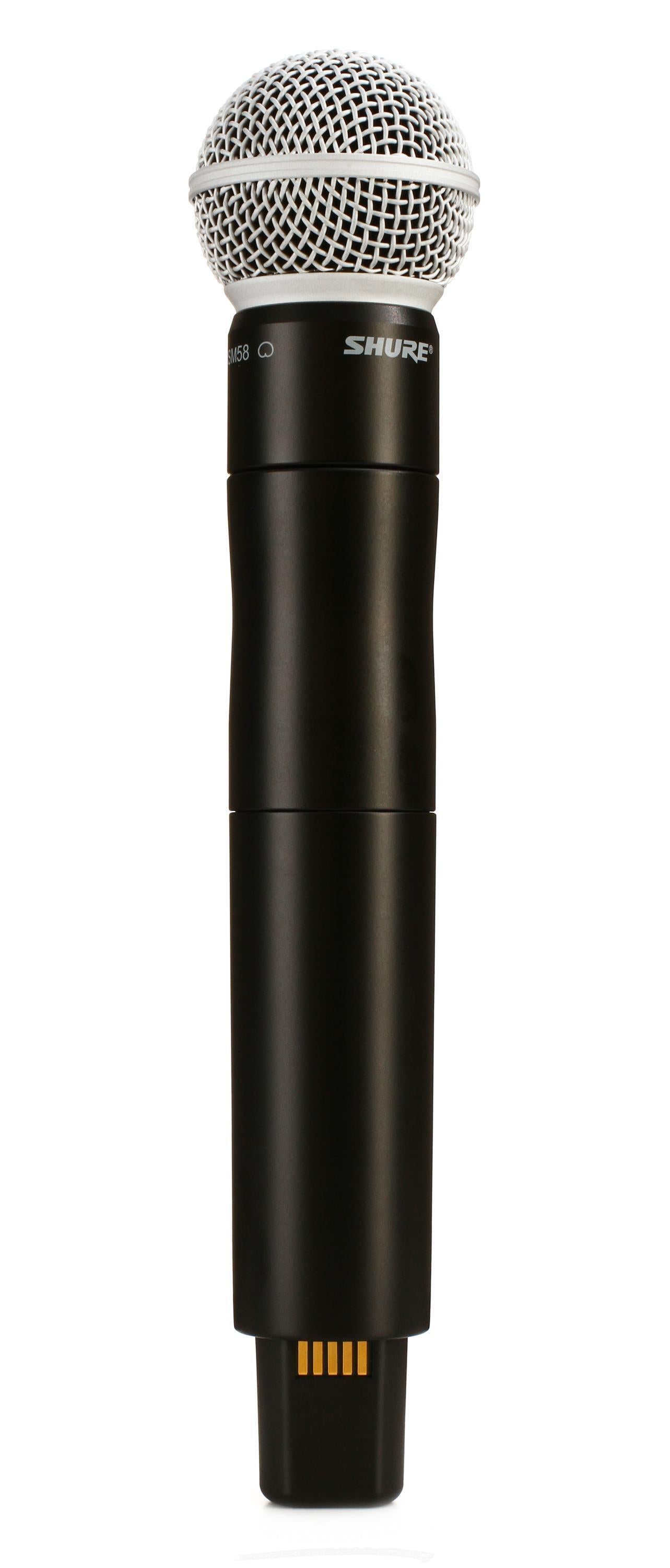 Shure AD2/SM58 Wireless Handheld Microphone Transmitter | Sweetwater