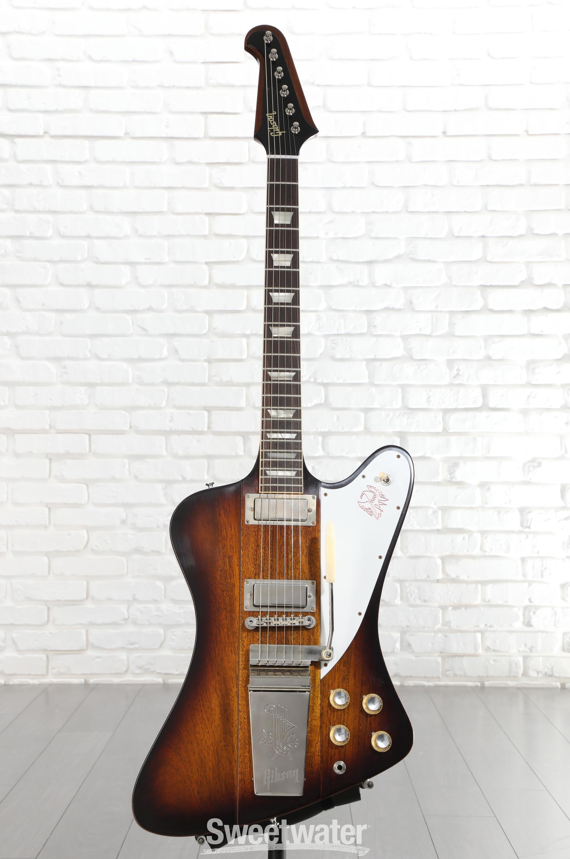 Gibson Custom 1963 Firebird V Electric Guitar - Vintage Sunburst