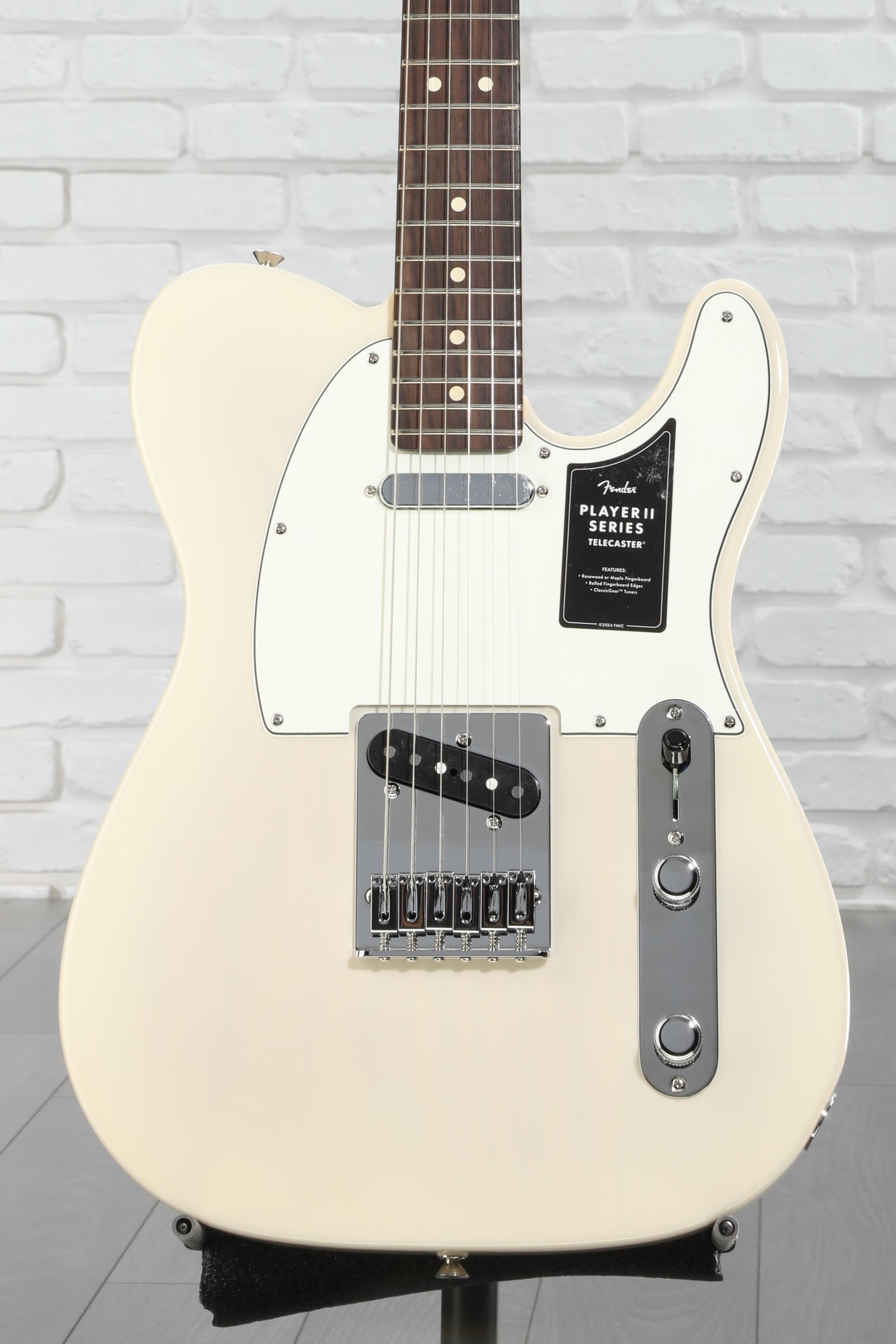 Fender Player II Telecaster Electric Guitar - White Blonde with Rosewood Fingerboard
