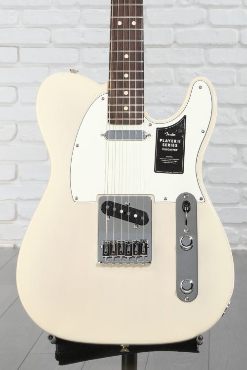 Fender Player II Telecaster Electric Guitar - White Blonde with Rosewood Fingerboard