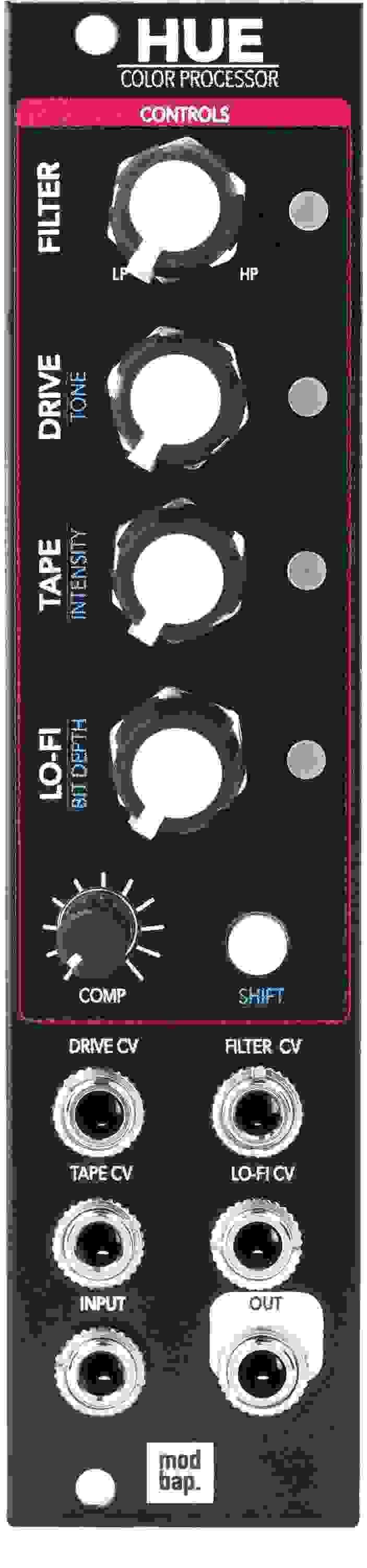 Modbap Modular Hue Audio Color Processor Eurorack Module