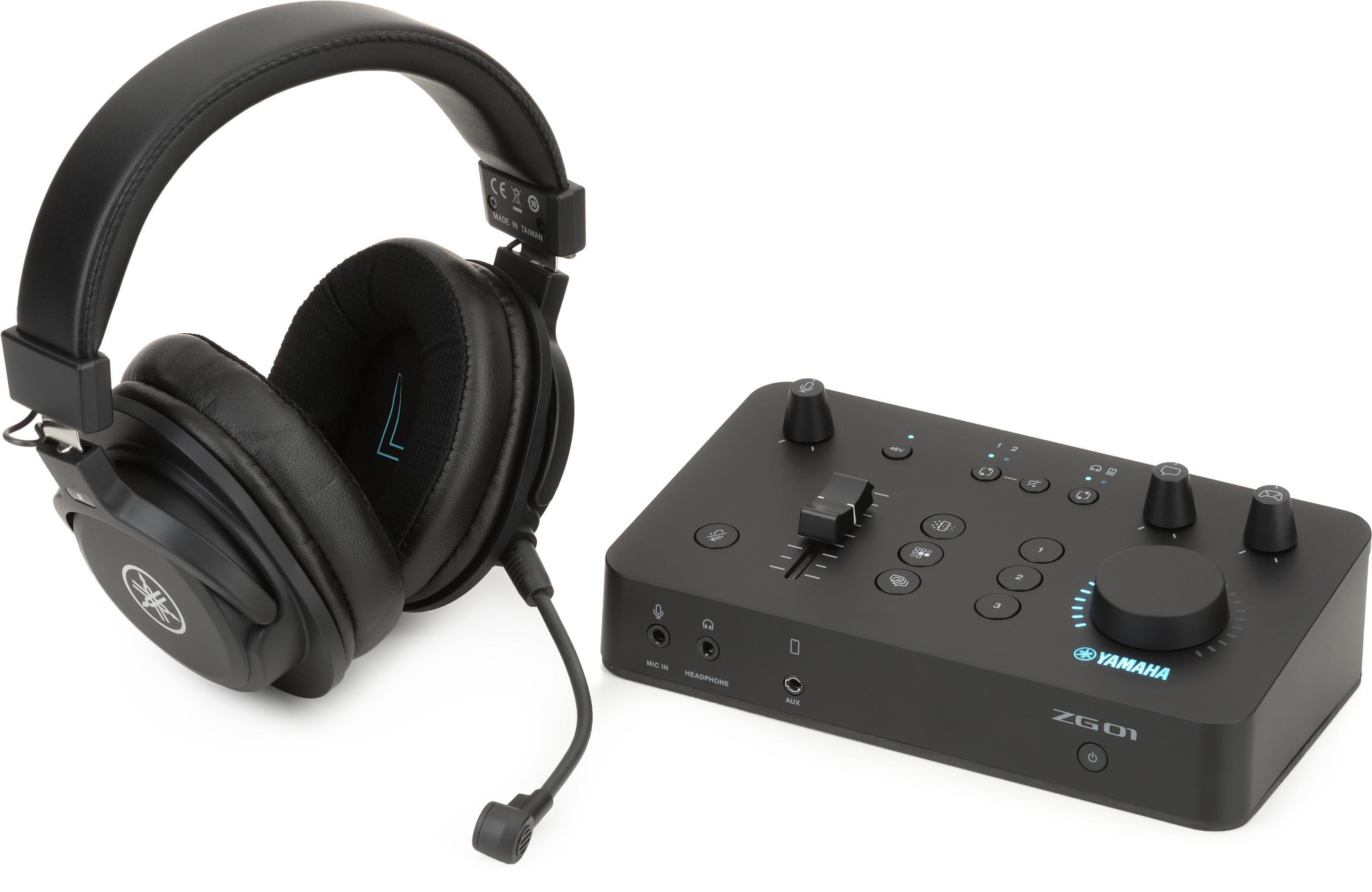 Yamaha ZG-01 Gaming Mixer/Headset Pack - Black | Sweetwater
