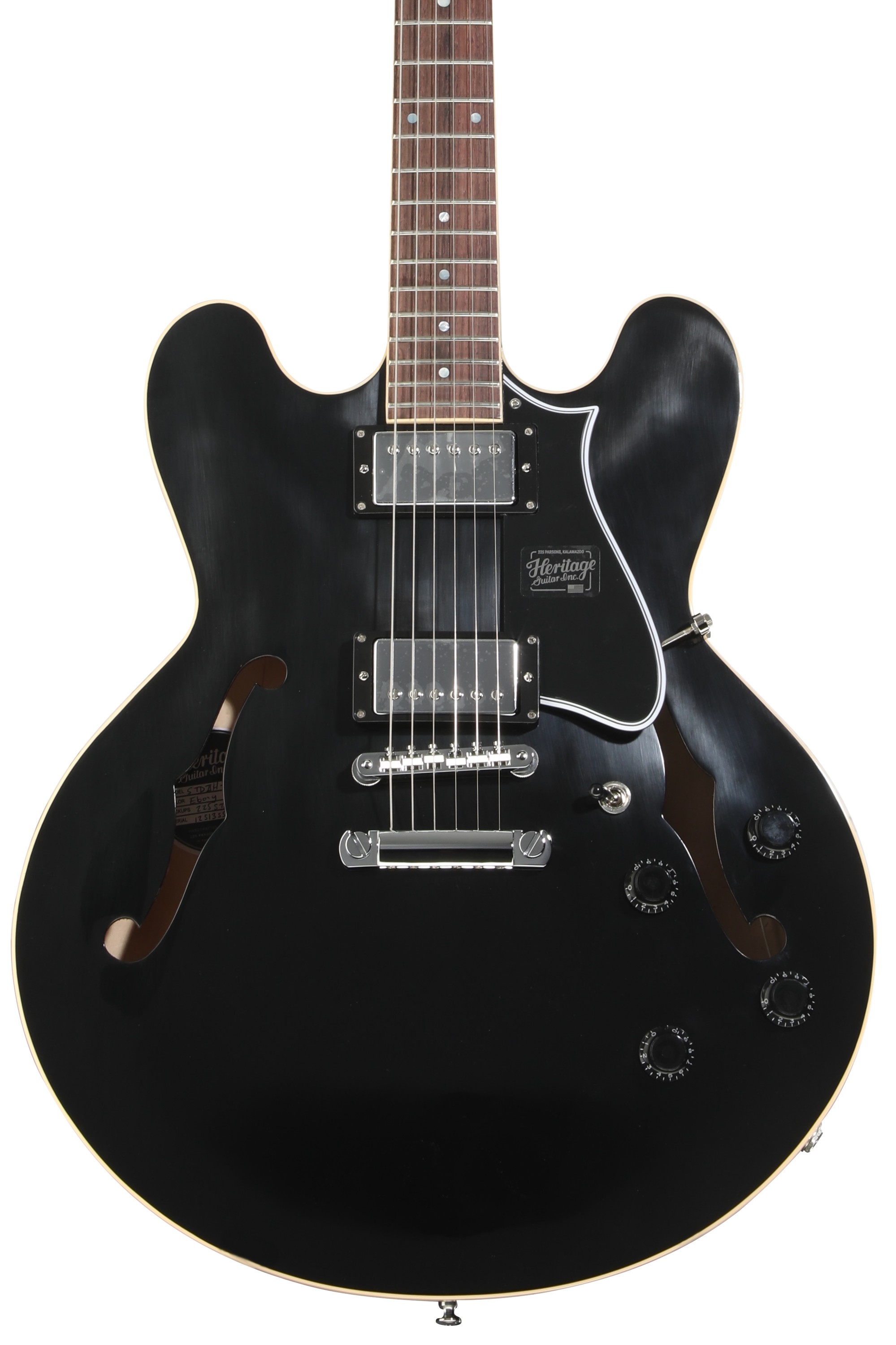 Heritage Standard H-535 Semi-hollowbody Electric Guitar - Ebony