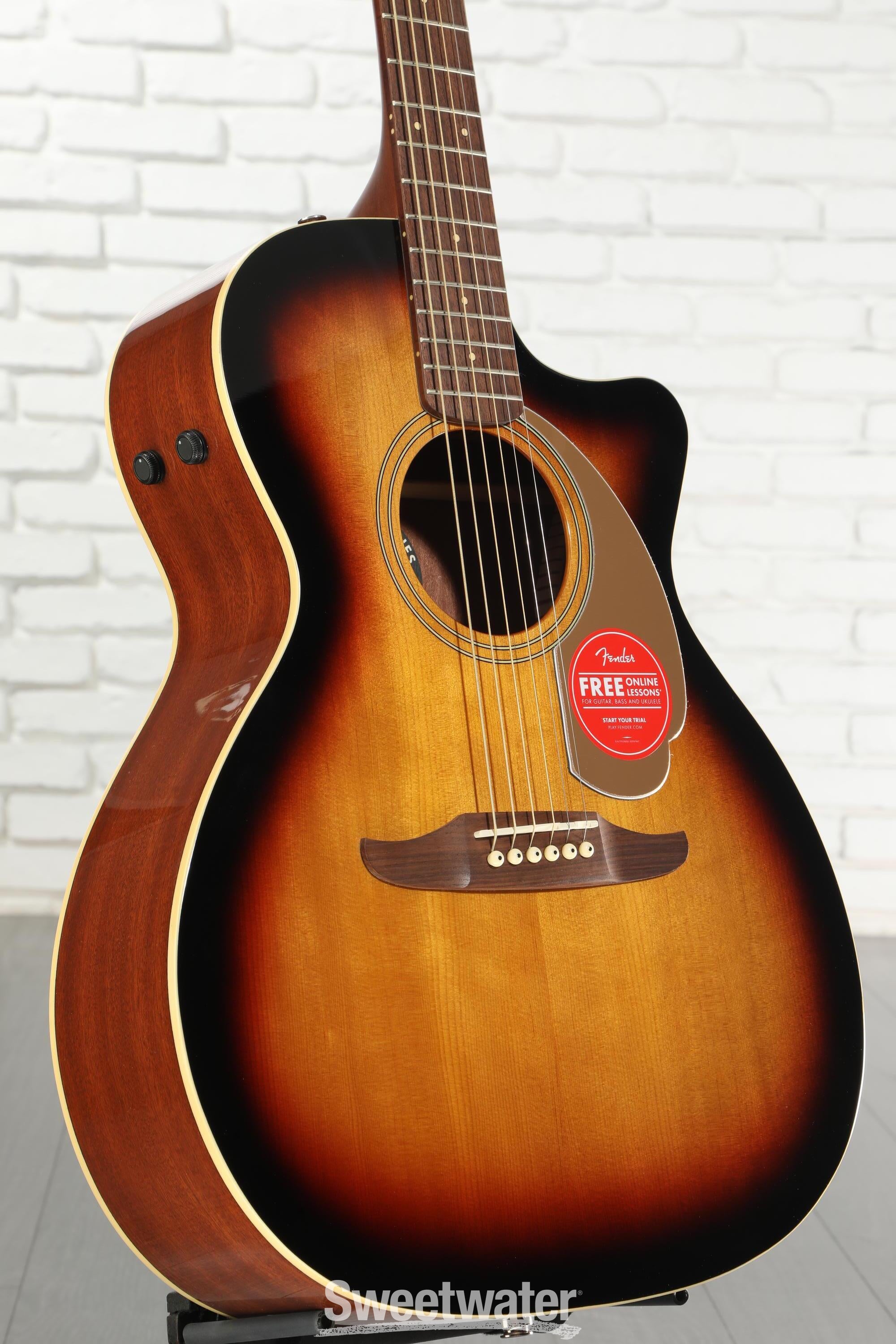Fender Newporter Player Acoustic-electric Guitar - Sunburst