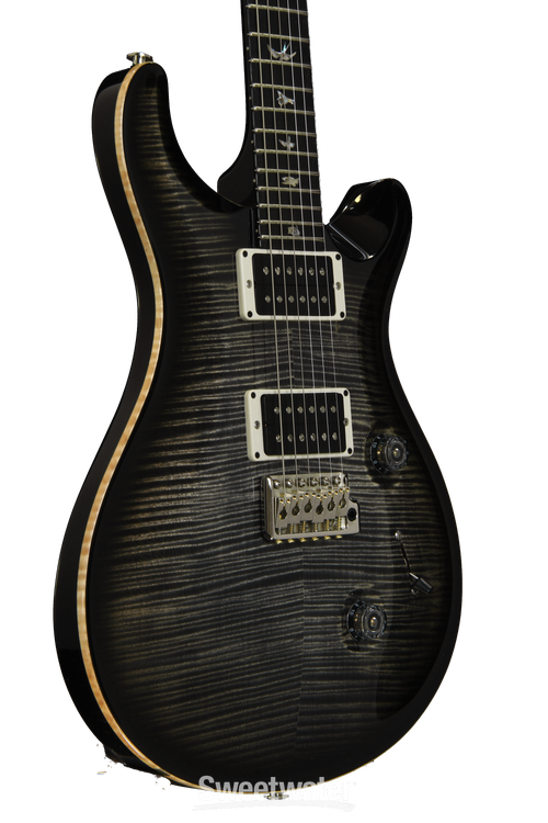 PRS Custom 24 ブラック・グラデーション P.R.S. SE Custom 24 Quilt (Black Gold Burst) ｜イケベ楽器店