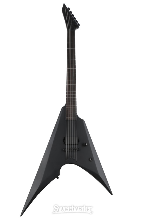 ESP LTD Arrow-NT Black Metal Electric Guitar - Black Satin
