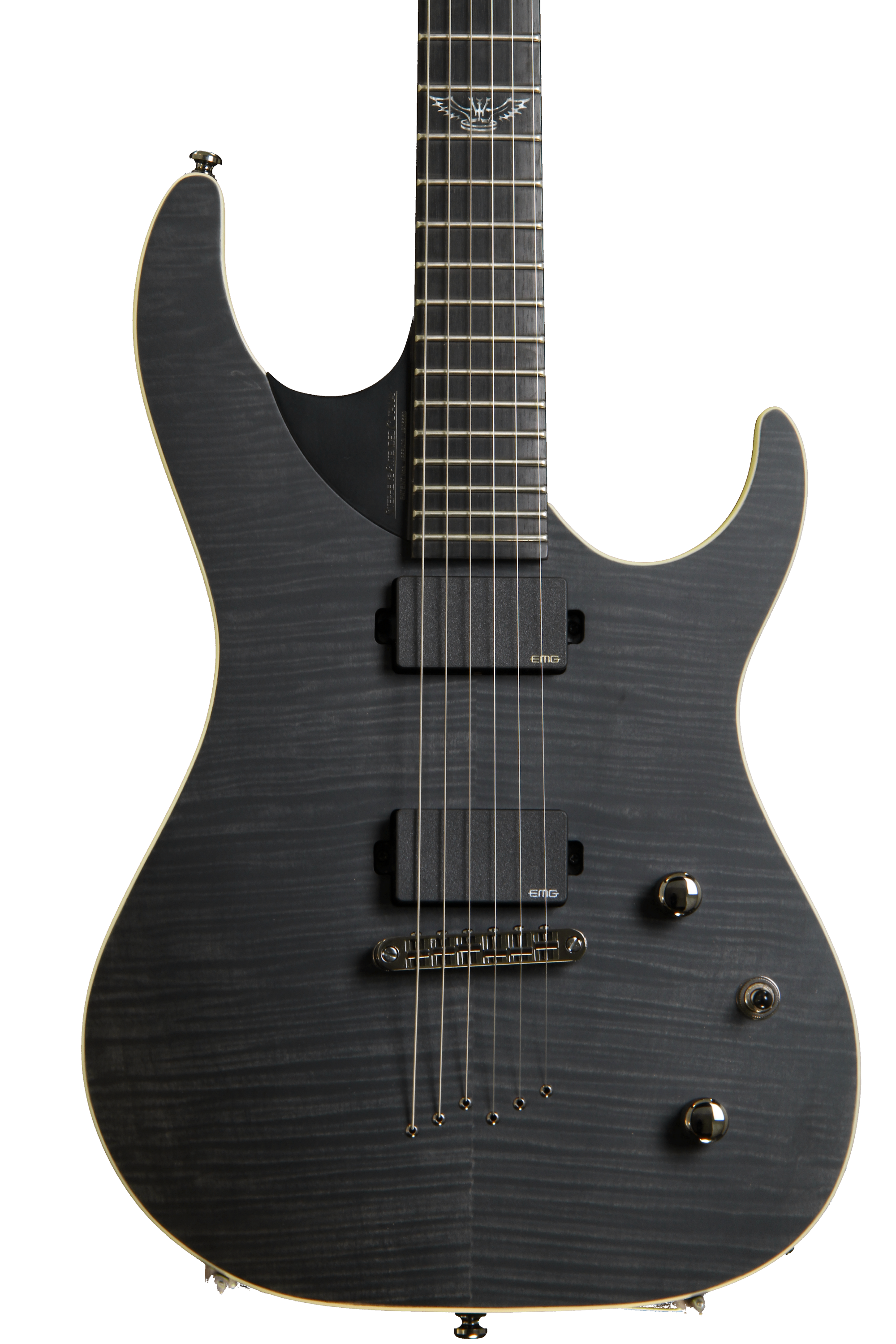 Washburn Parallaxe S10EDLX - Flame Trans Black | Sweetwater Washburn Parallaxe S10EDLX - Flame Trans Black | Sweetwater