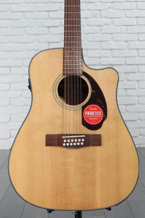 Fender CD-140SCE 12-string Acoustic-electric Guitar - Natural