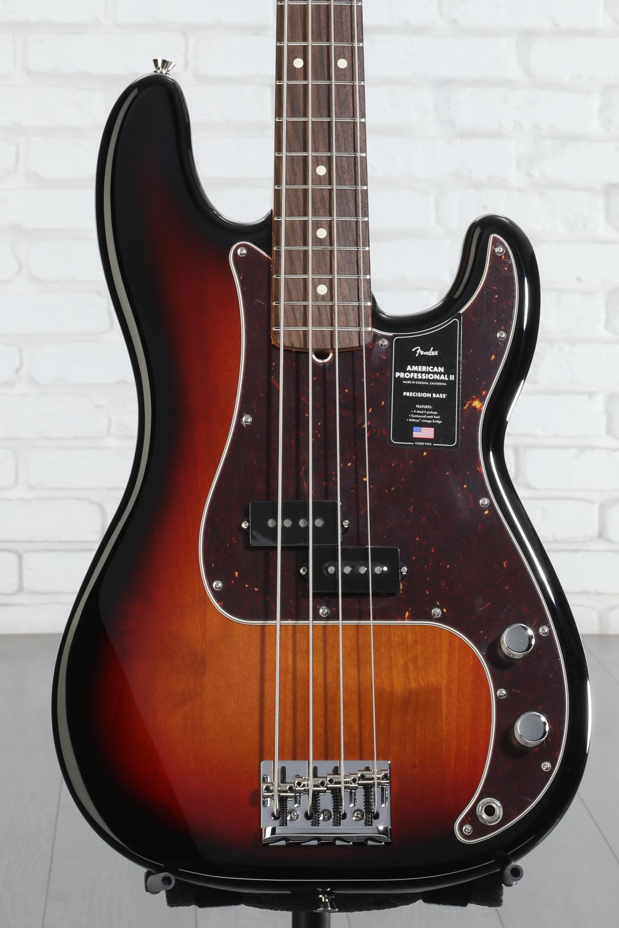 Fender American Professional II Precision Bass Guitar - 3-color