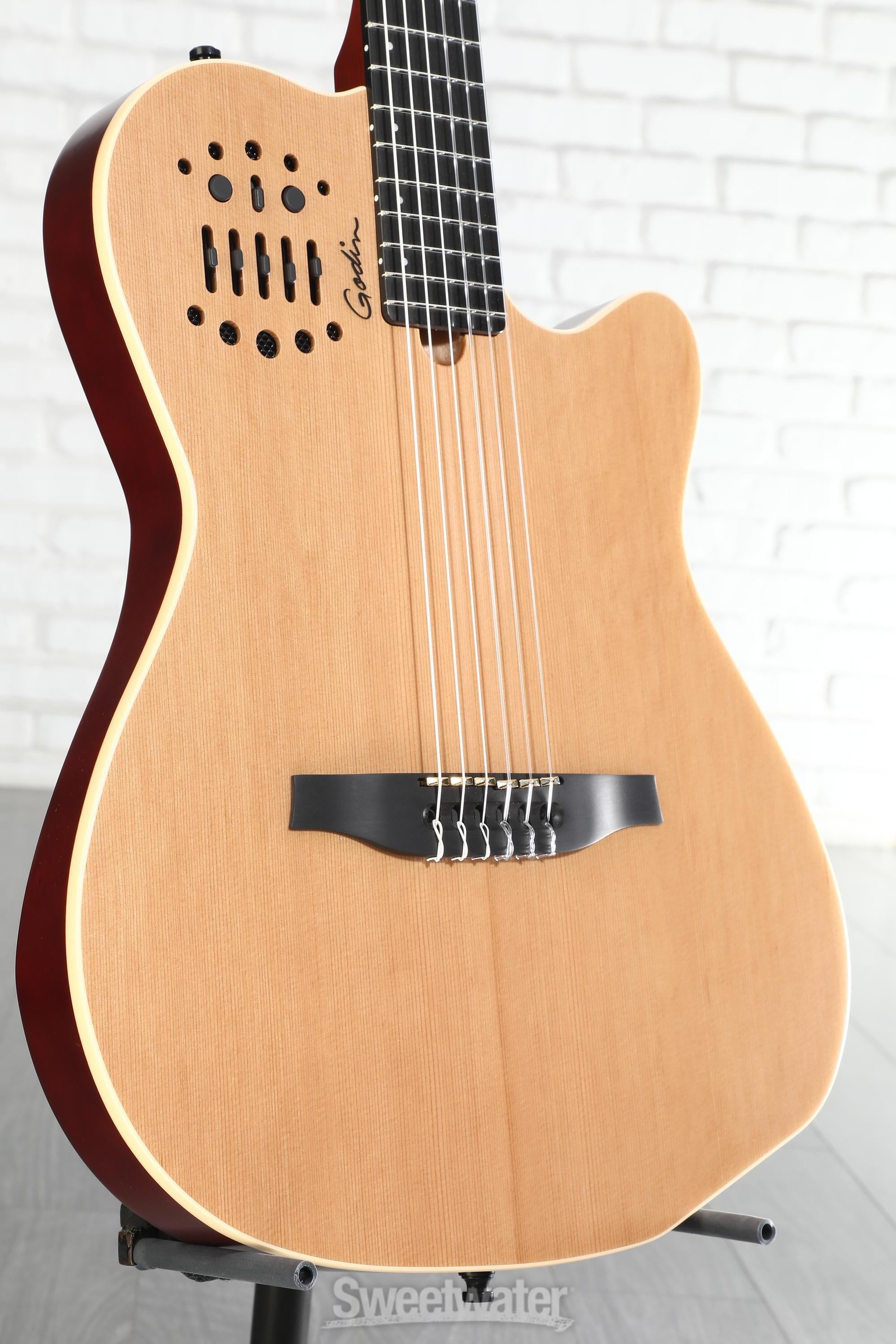 Godin ACS-SA Slim, Nylon String Acoustic-Electric Guitar - Natural