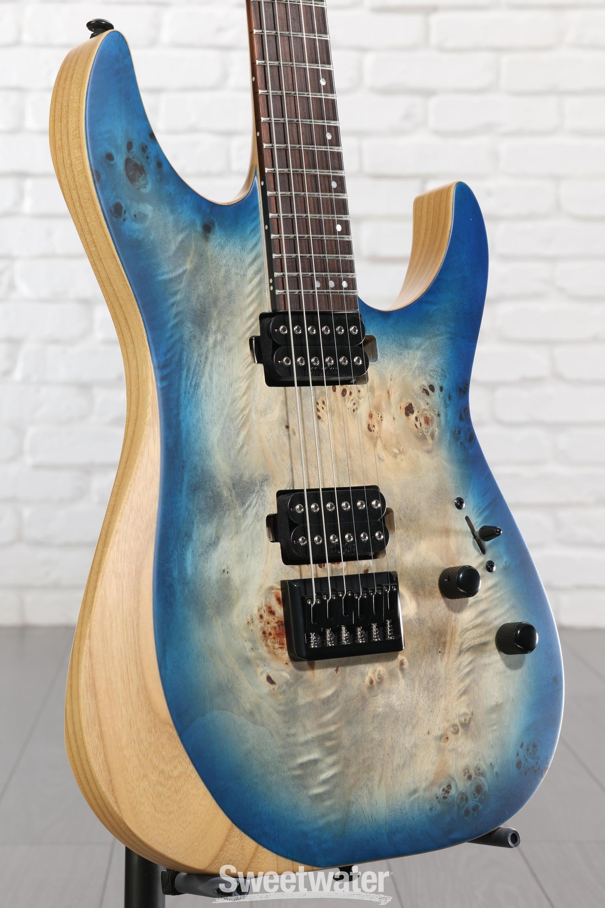 Schecter Reaper-6 Electric Guitar - Satin Sky Burst | Sweetwater