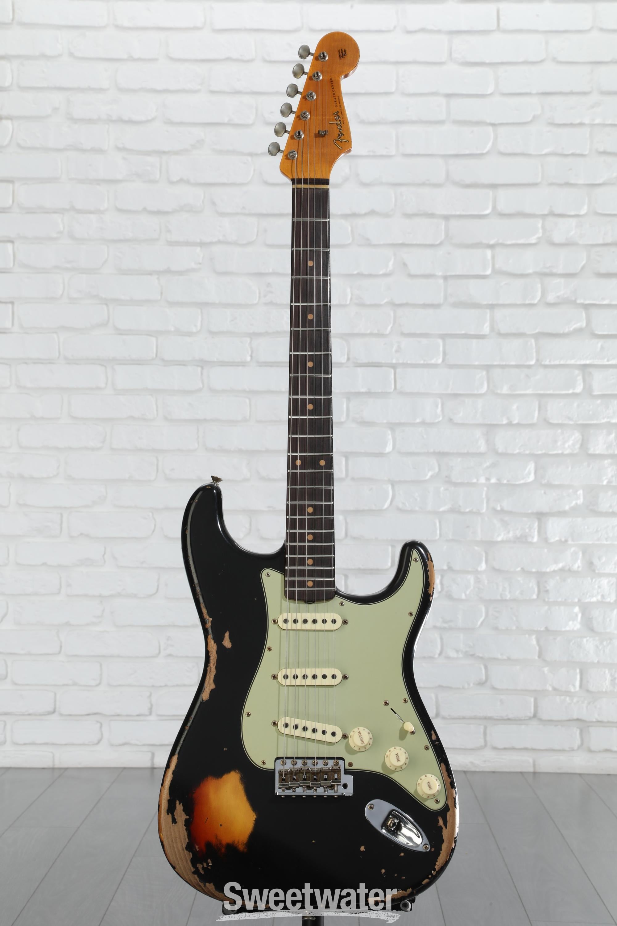 ギター Fender custom shop 1960's storatocaster Fender Custom Shop 1960 Stratocaster Heavy Relic- Aged Black