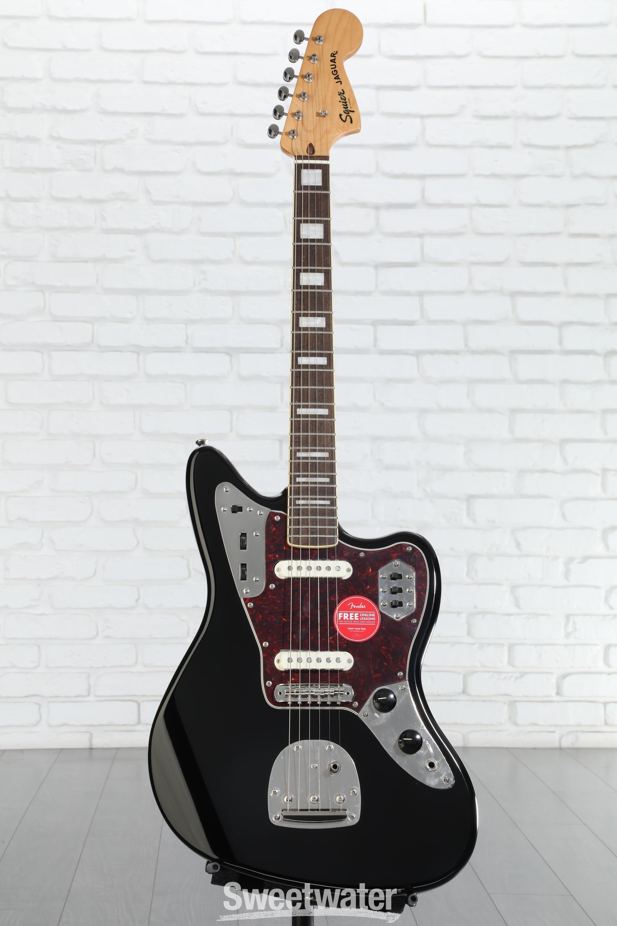 Squier Classic Vibe '70s Jaguar - Black | Sweetwater