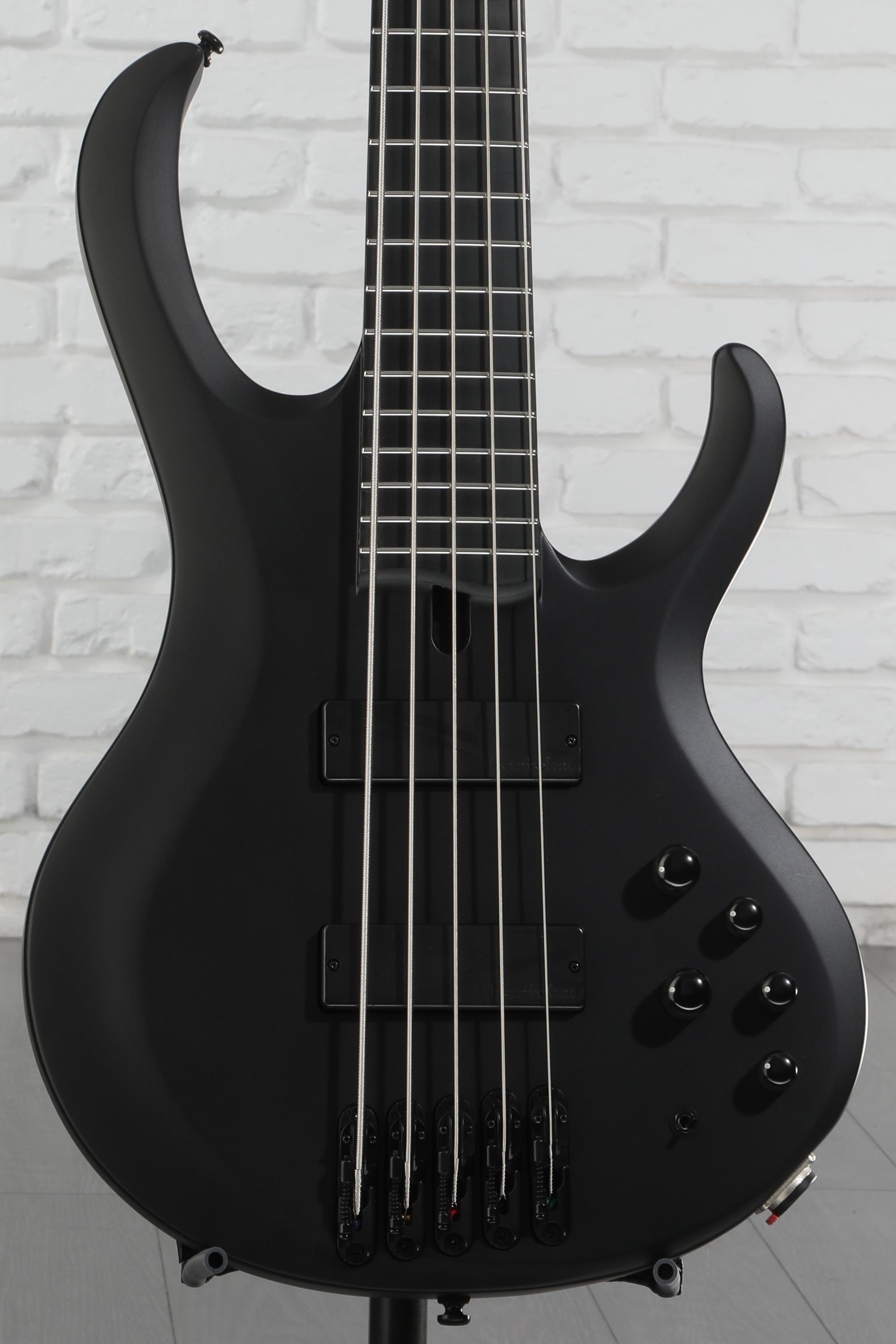 Ibanez Iron Label BTB652EX - Black Flat | Sweetwater