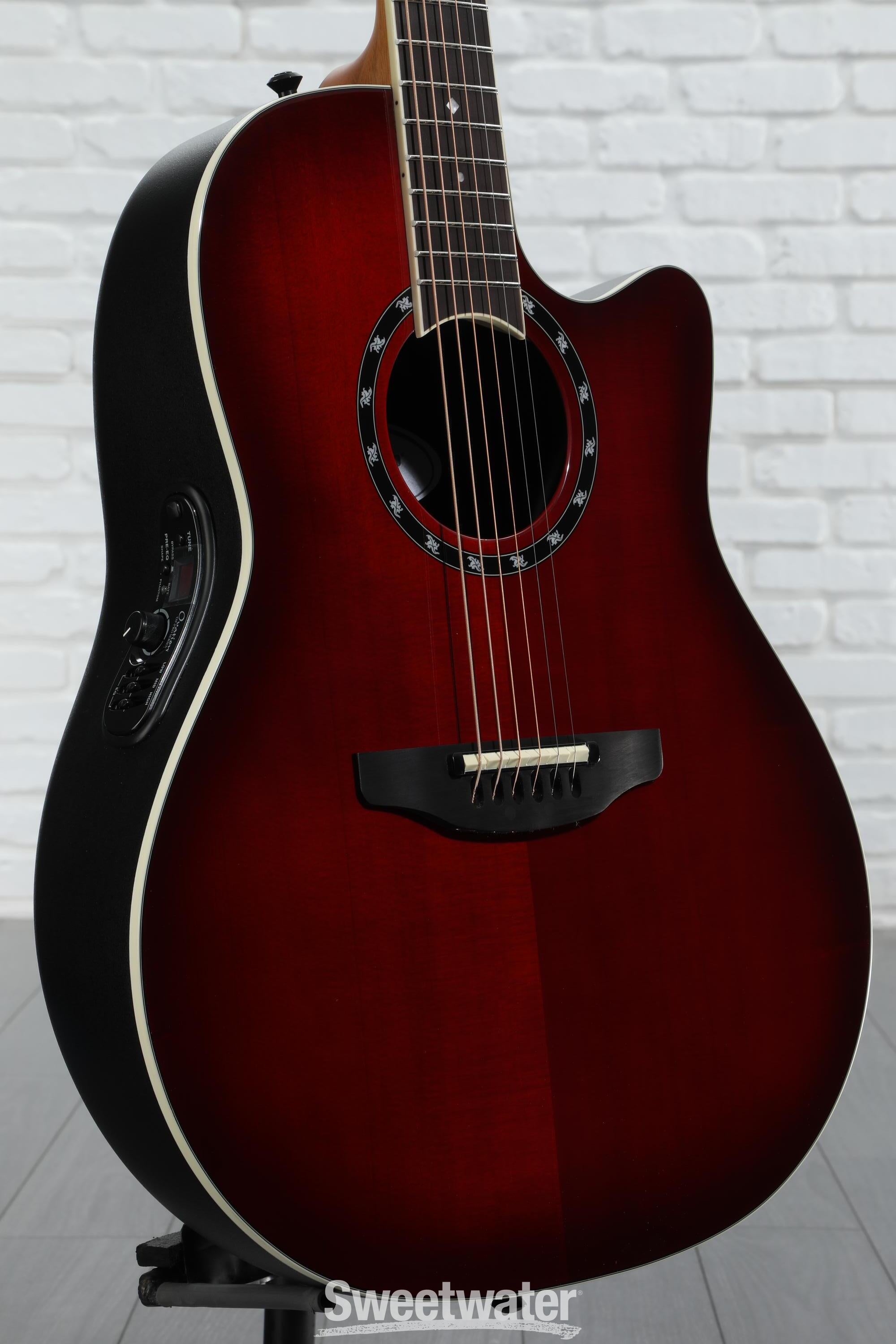 お歳暮 のし Ovation Timeless Balladeer Deep Contour Acoustic-electric スノーモービル