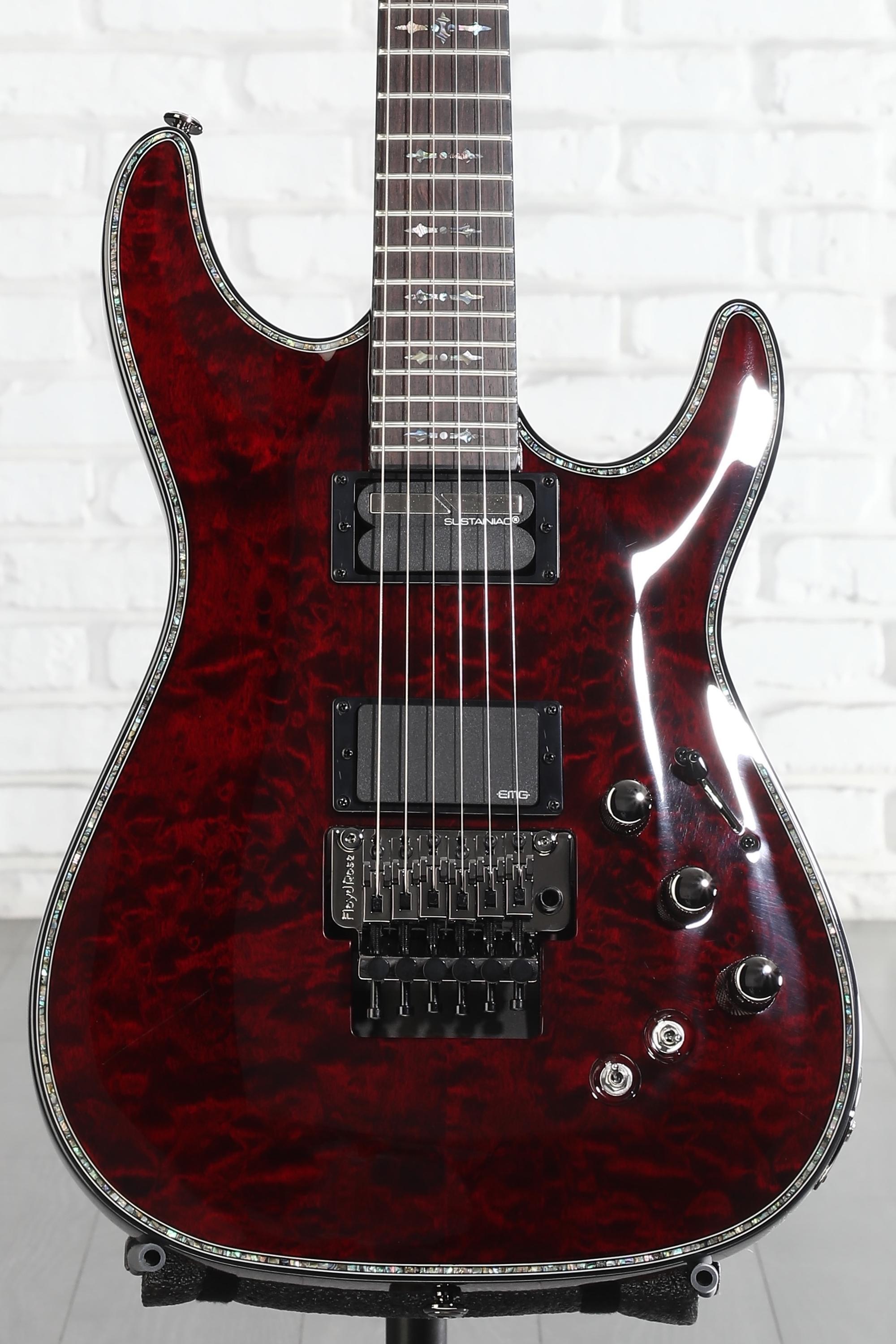 Schecter Hellraiser C-1 FR-S Electric Guitar - Black Cherry