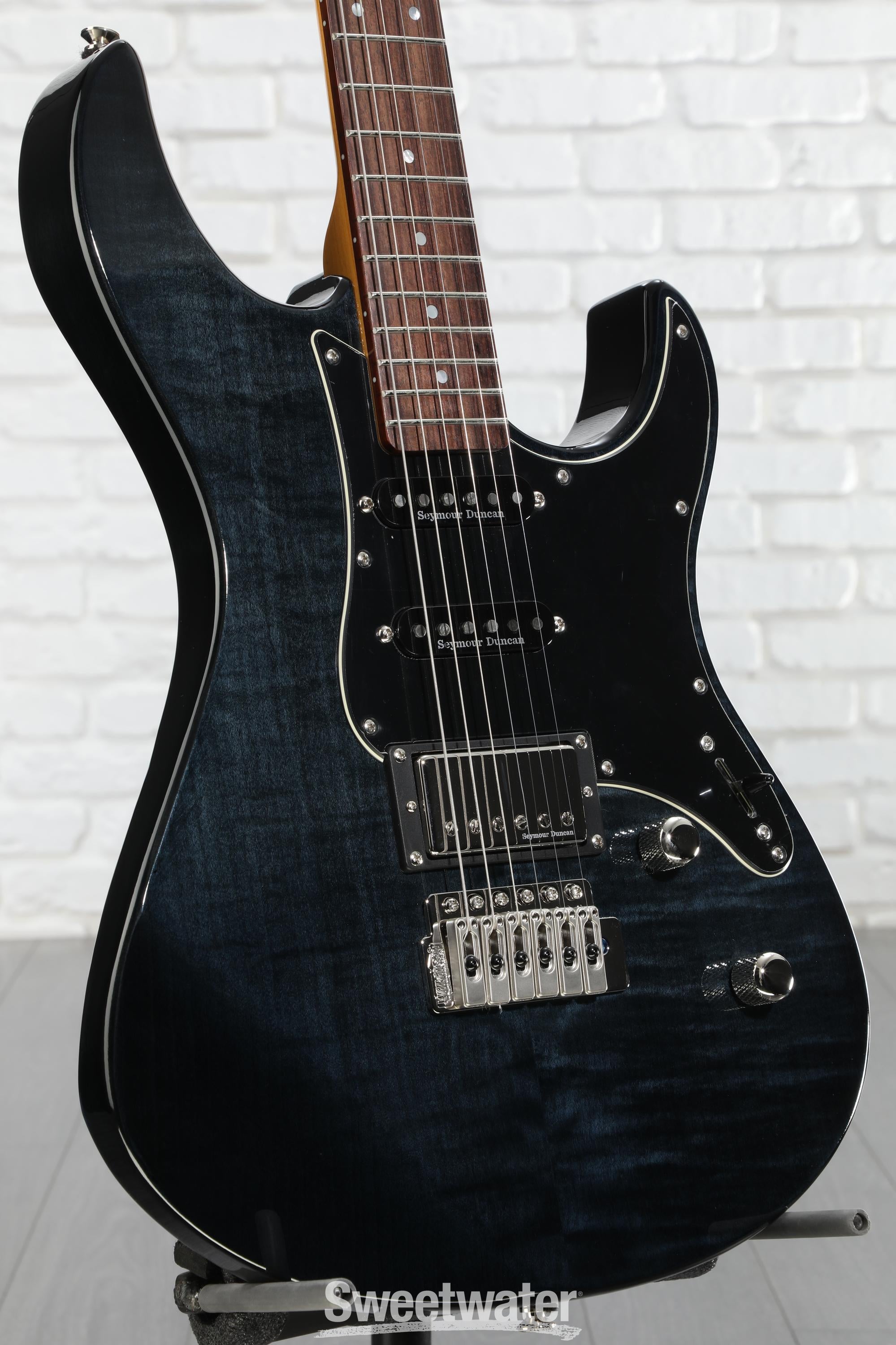 Yamaha PAC612VIIFM Pacifica Electric Guitar - Translucent Black