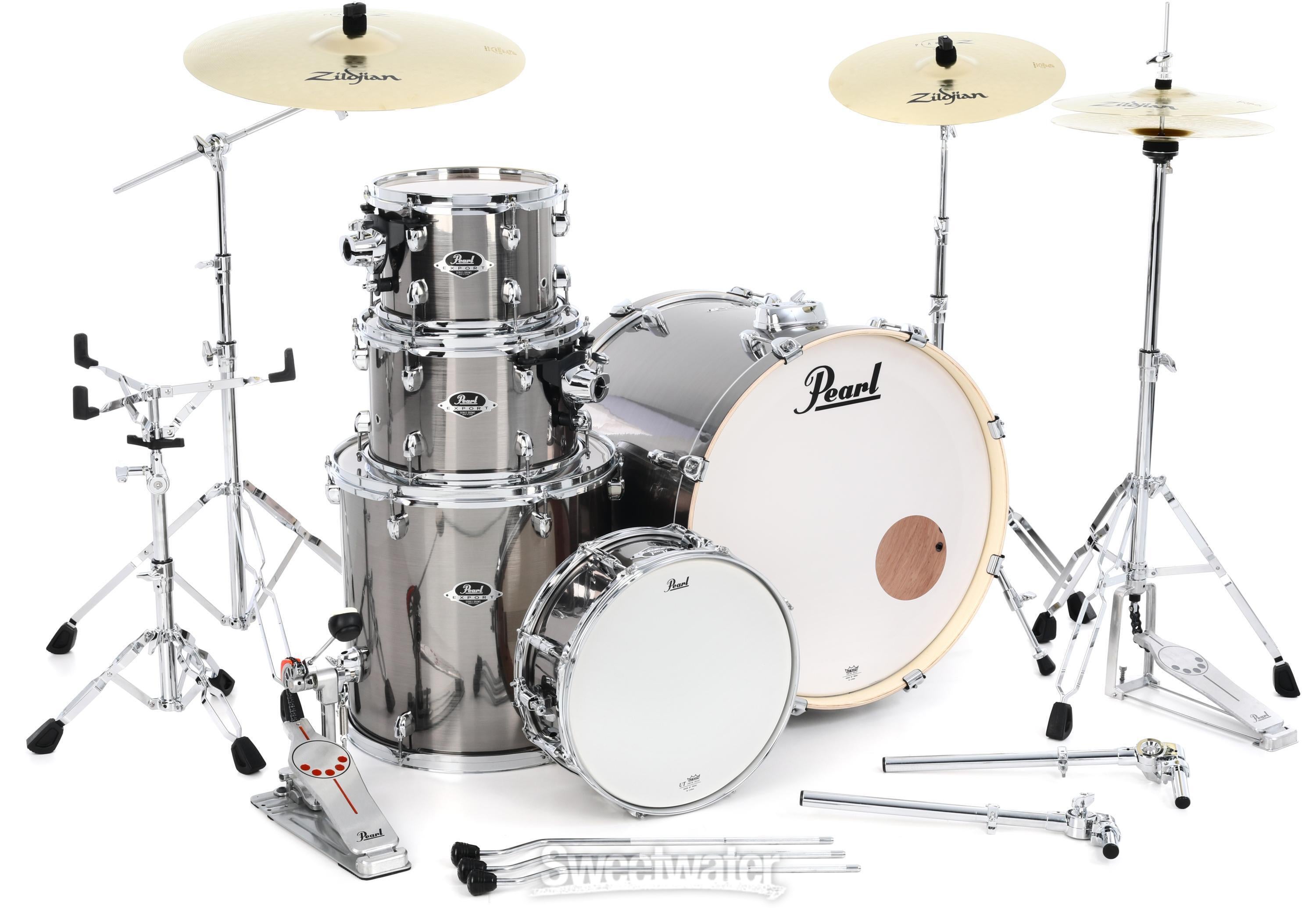 Pearl Export EXX725SZP/C 5-piece Drum Set with Zildjian Cymbals