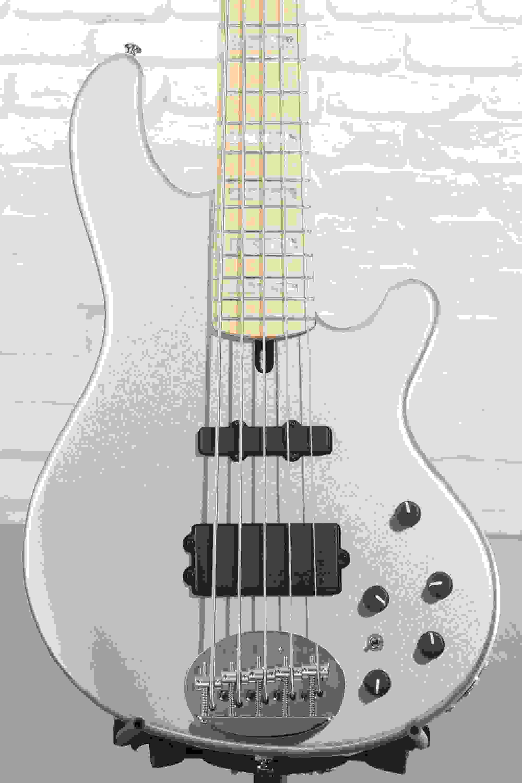 Lakland Skyline 55-02 Custom Bass Guitar - Ice Blue Metallic with Maple Fingerboard