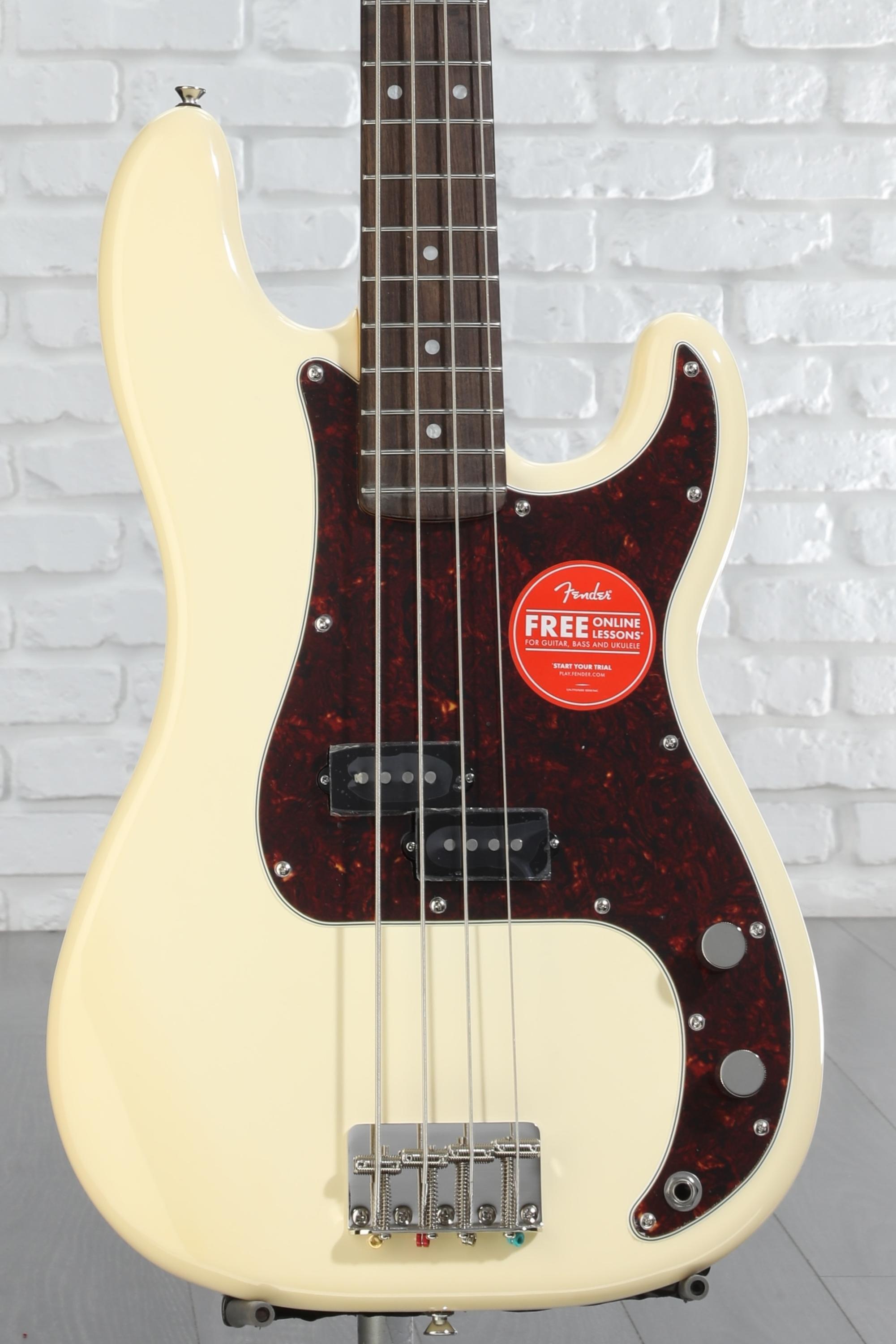 Amazon.com: Squier Classic Vibe 60s Precision Bass, 3-Color