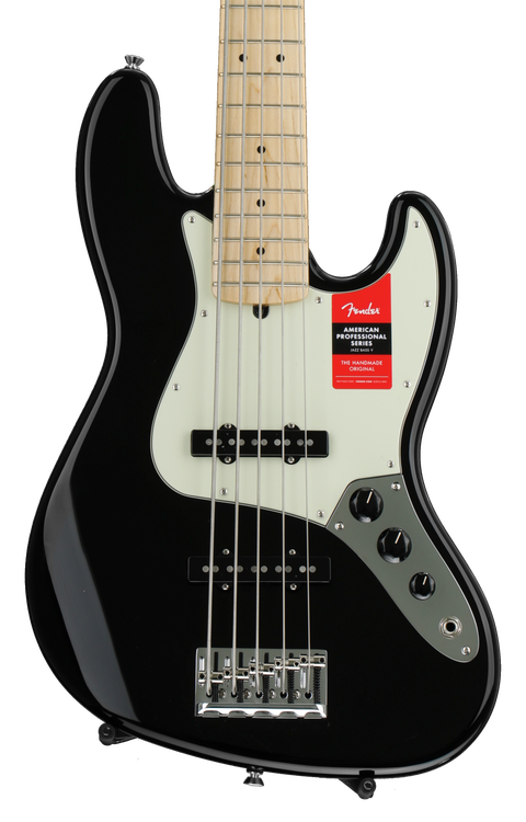 Fender American Professional Jazz Bass V - Black with Maple Fingerboard