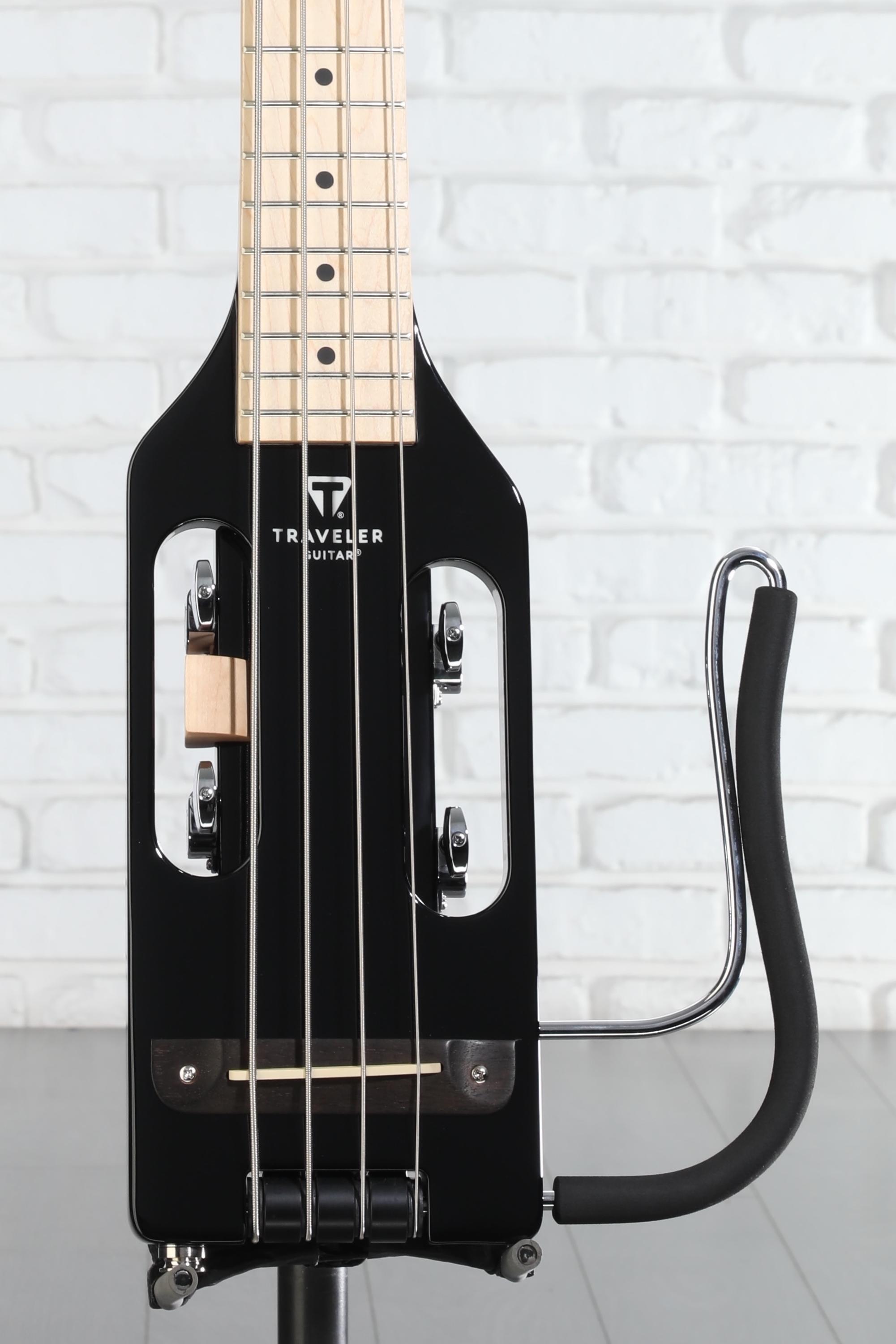 Traveler Guitar Ultra-Light Bass Guitar - Gloss Black | Sweetwater