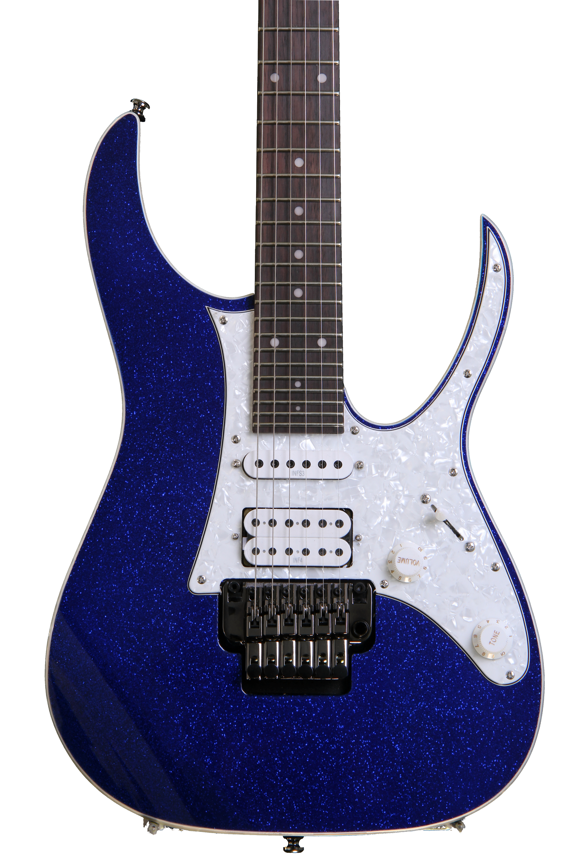 在庫高評価ibanez RG550XH blue sparkle 30フレット ギター