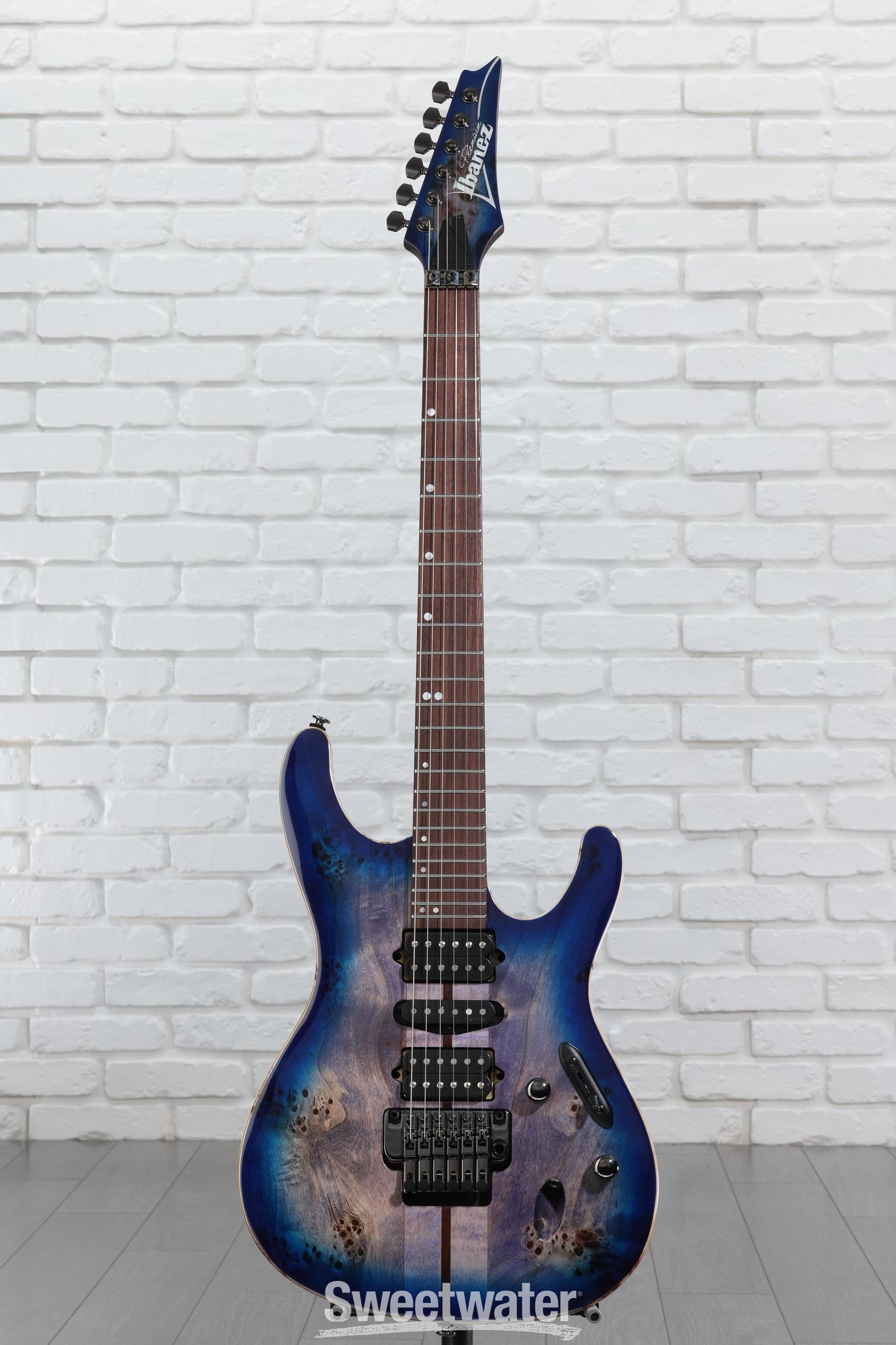 Ibanez Premium S1070PBZ Electric Guitar - Cerulean Blue