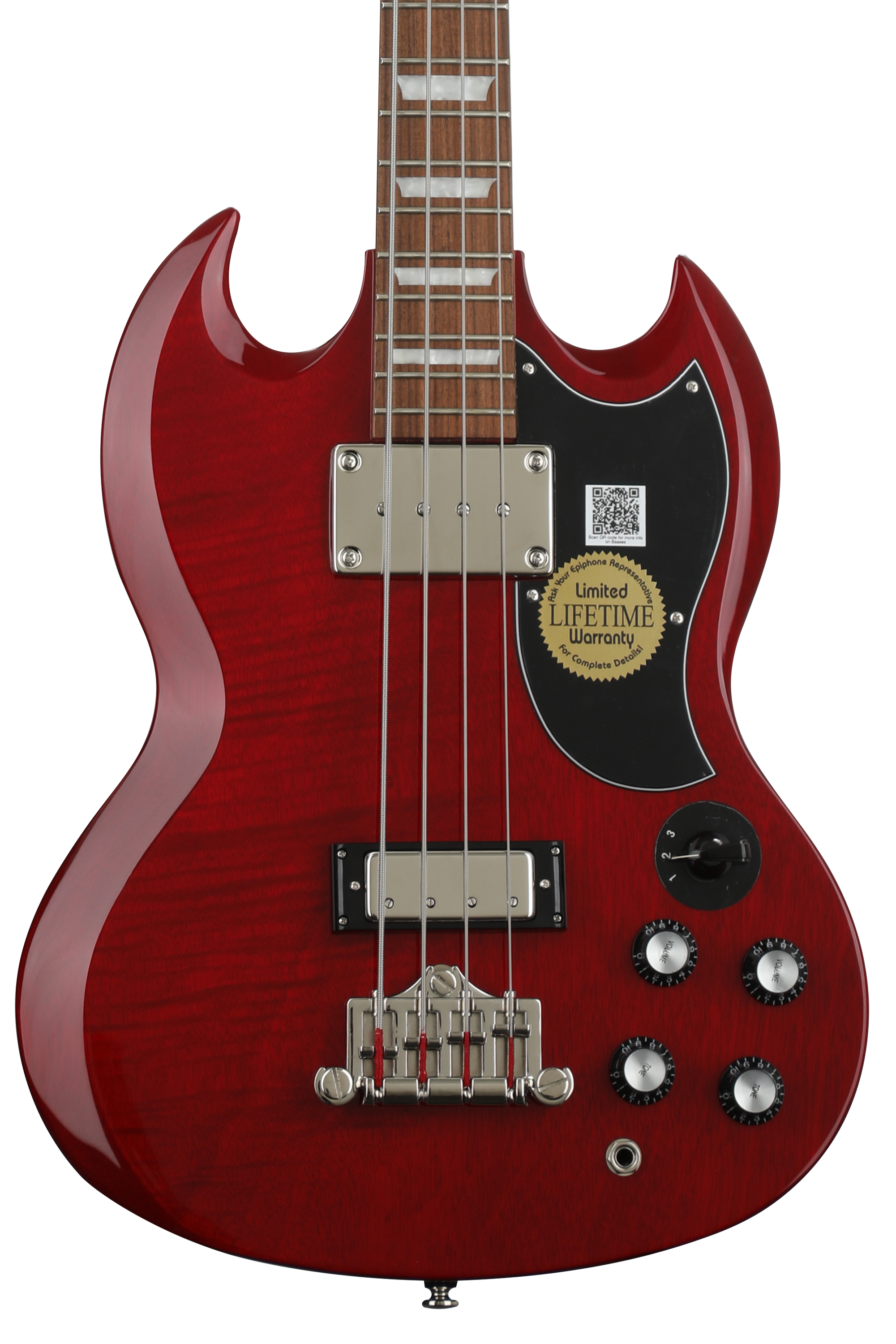 EPIPHONE エピフォン EB-3 BassCherry エレキベース Buy Epiphone EB-3 Bass (Cherry Red) | Sam Ash Music