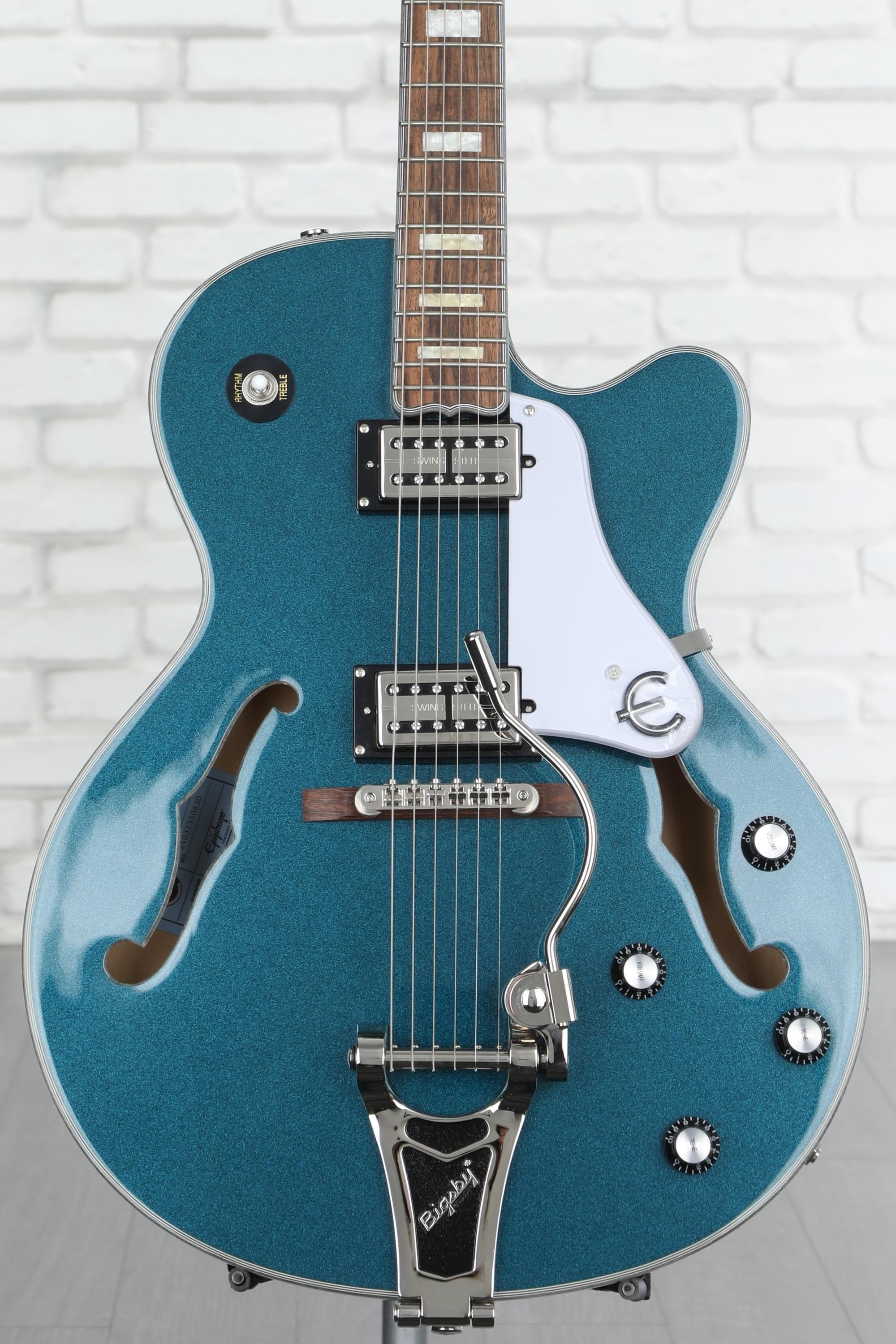 Epiphone Emperor Swingster Hollowbody - Delta Blue Metallic | Sweetwater