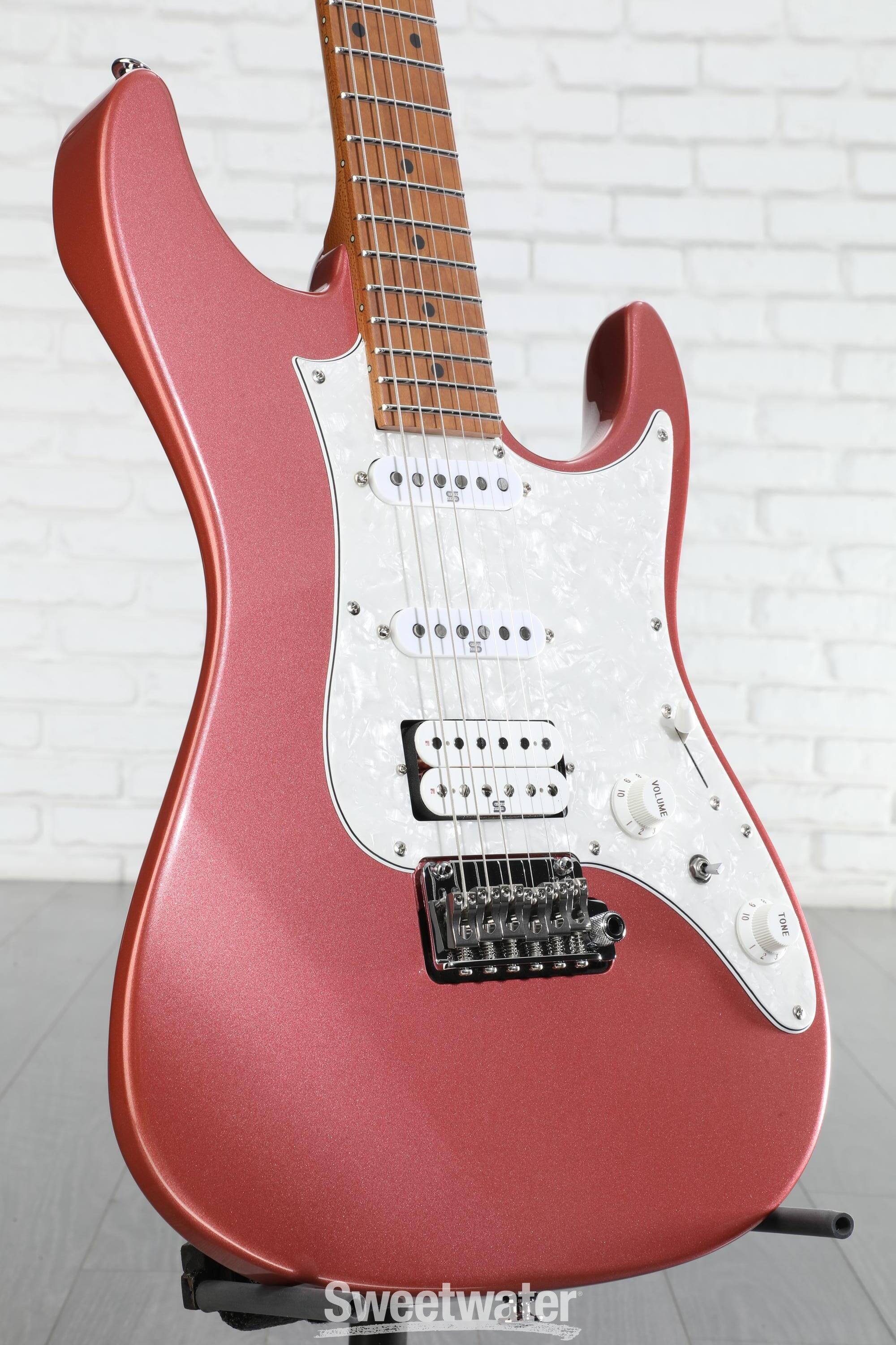 Ibanez Prestige AZ2204 Electric Guitar - Hazy Rose Metallic